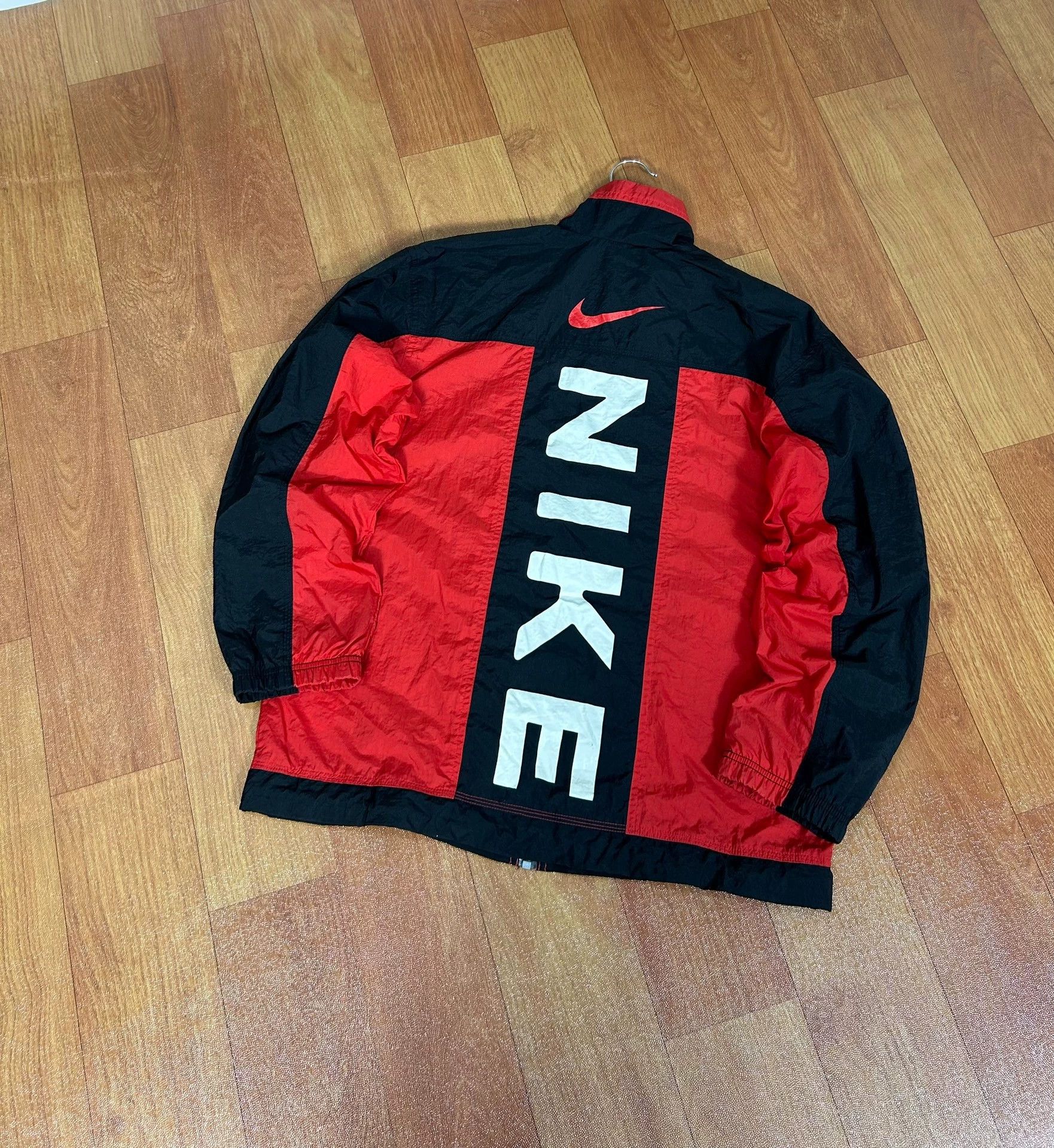 Nike Unisex Vintage 2000s Y2K Nike Track Jacket / Windbreaker Size US L / EU 52-54 / 3 - 2 Thumbnail