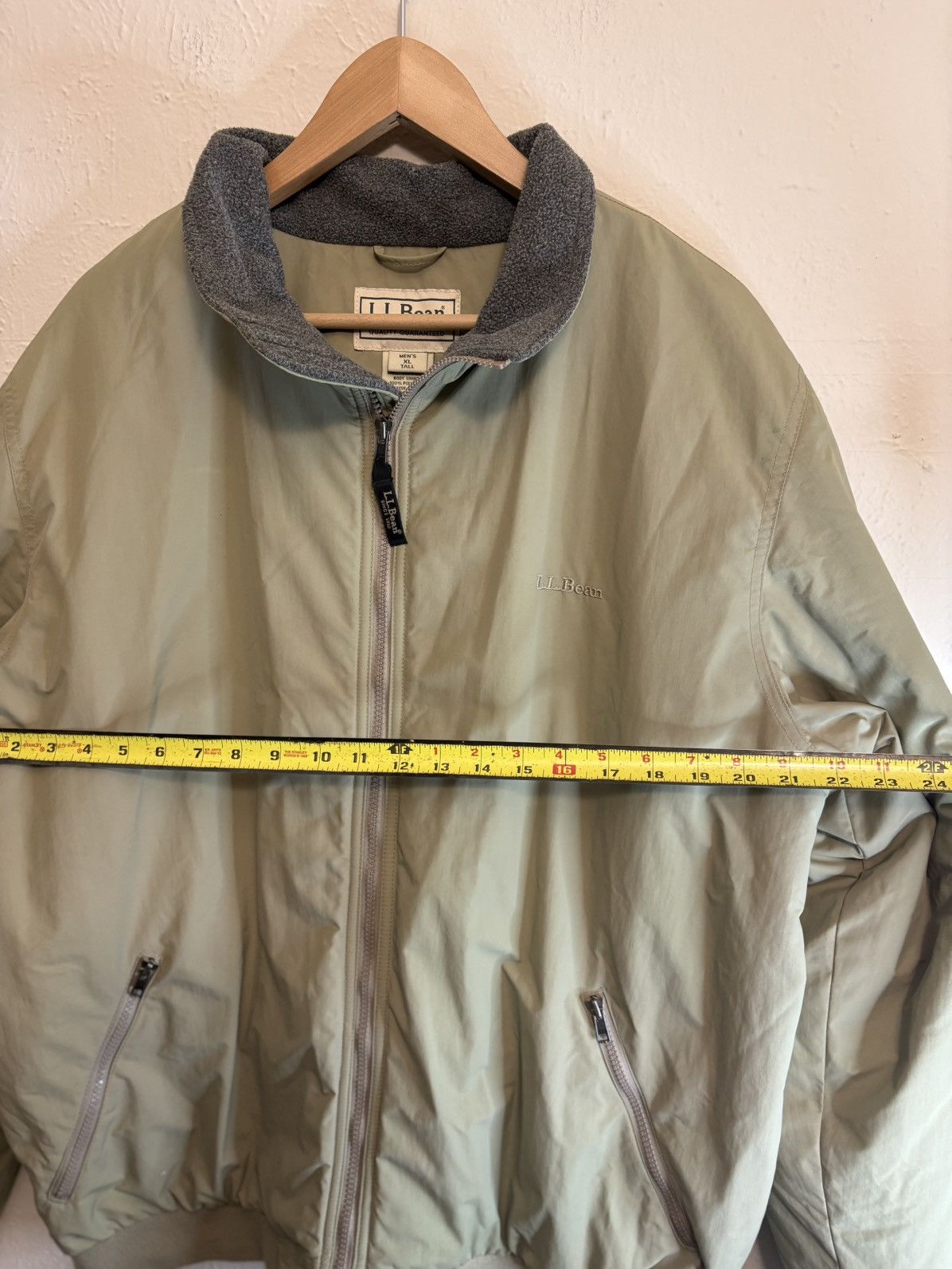 L.L. Bean LL Bean Jacket Mens Fleece Lined Full Zip Vintage Coat Size US XL / EU 56 / 4 - 6 Thumbnail