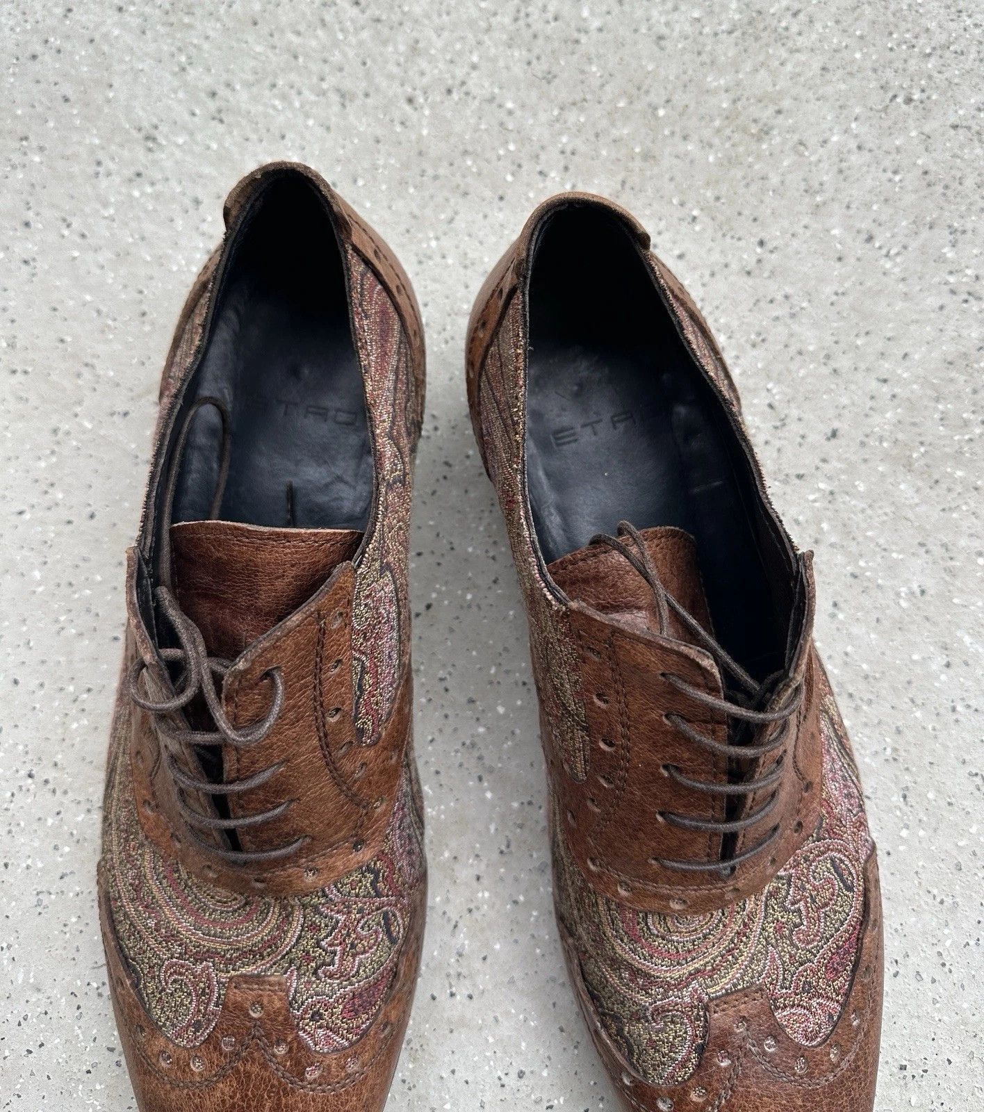 Etro Mens Etro Paisley Shoes Oxford Size 41 Size US 8 / EU 41 - 14 Thumbnail