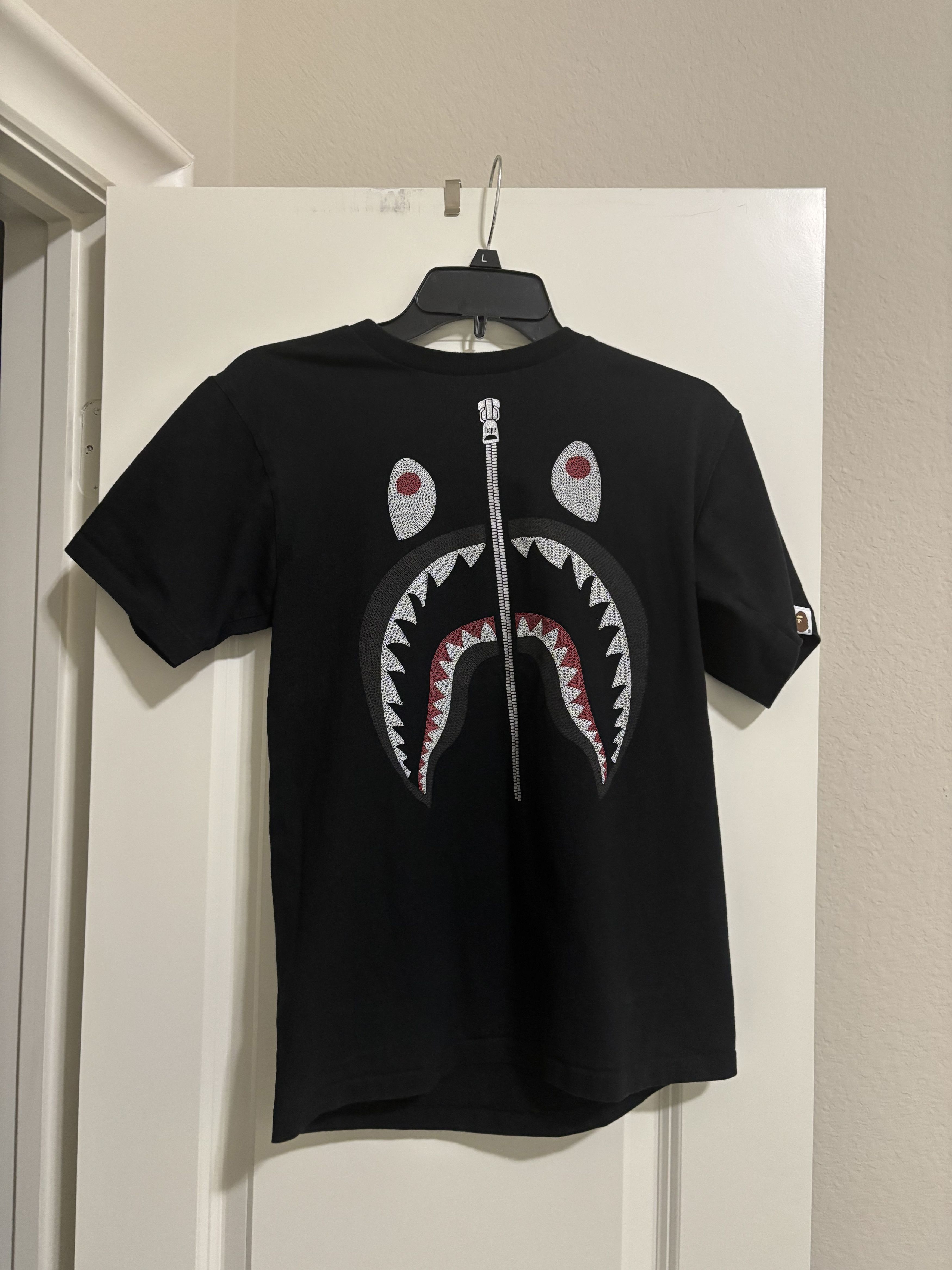 Bape bape shark tee Size US S / EU 44-46 / 1 - 1 Thumbnail
