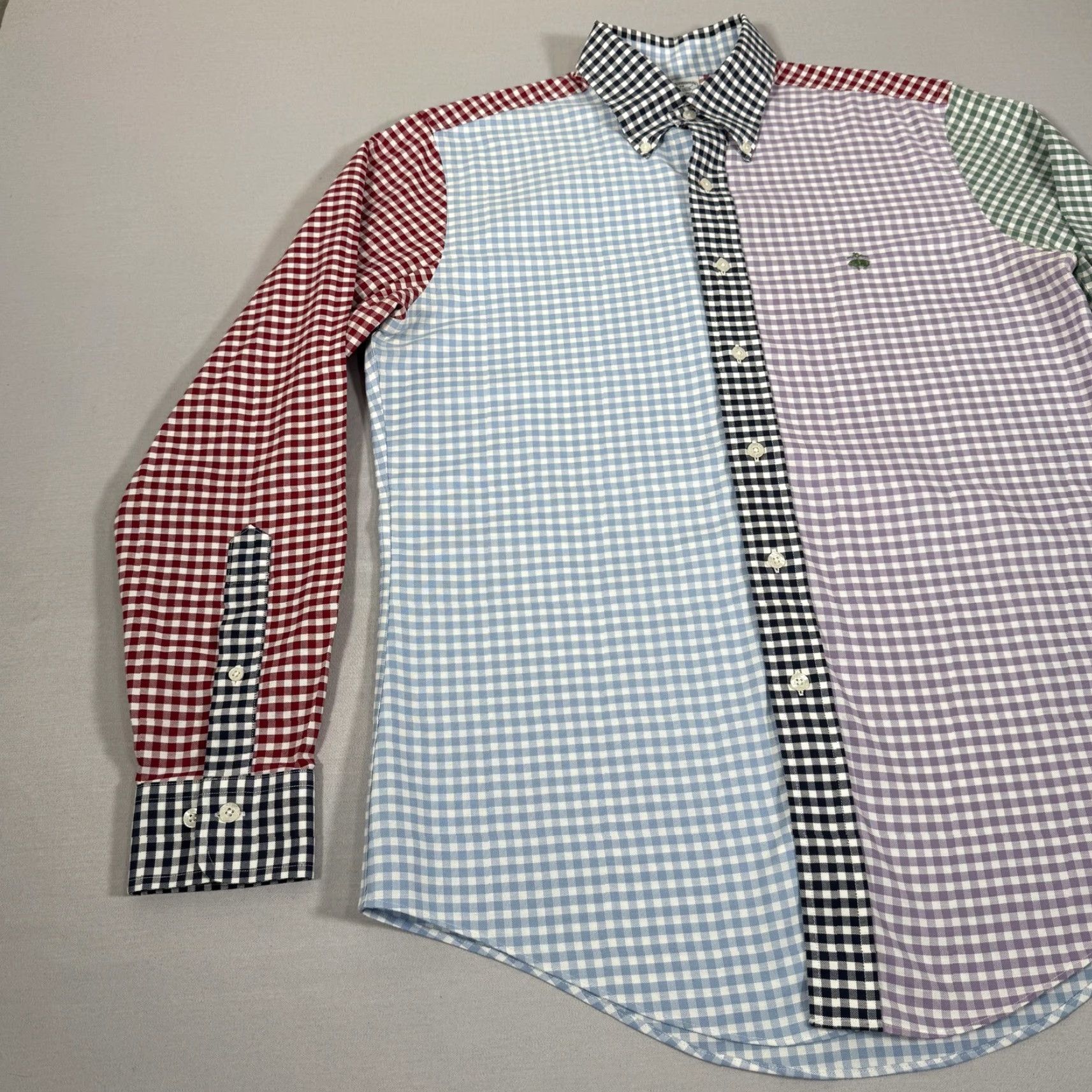 Brooks Brothers Brooks Brothers Shirt Mens M Button-Up Non-Iron Multicolor Gingham Check Long Sleeve Casual Business Size US M / EU 48-50 / 2 - 5 Thumbnail