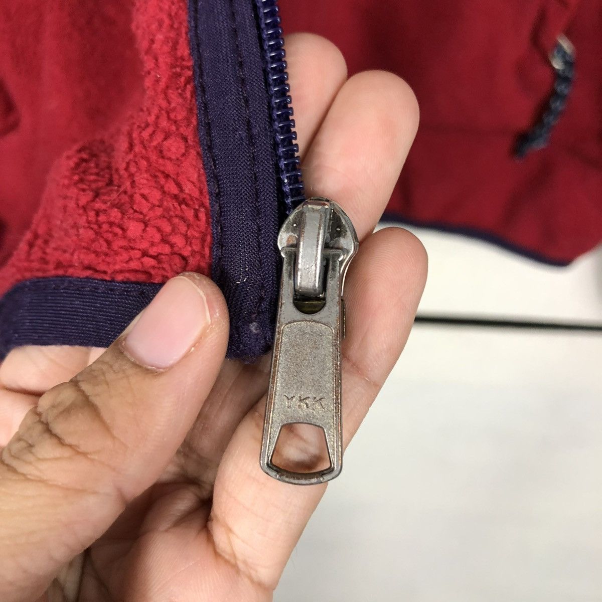 Patagonia 🔥VINTAGE FLEECE ZIPPER JACKET PATAGONIA MADE IN USA Size US L / EU 52-54 / 3 - 18 Thumbnail