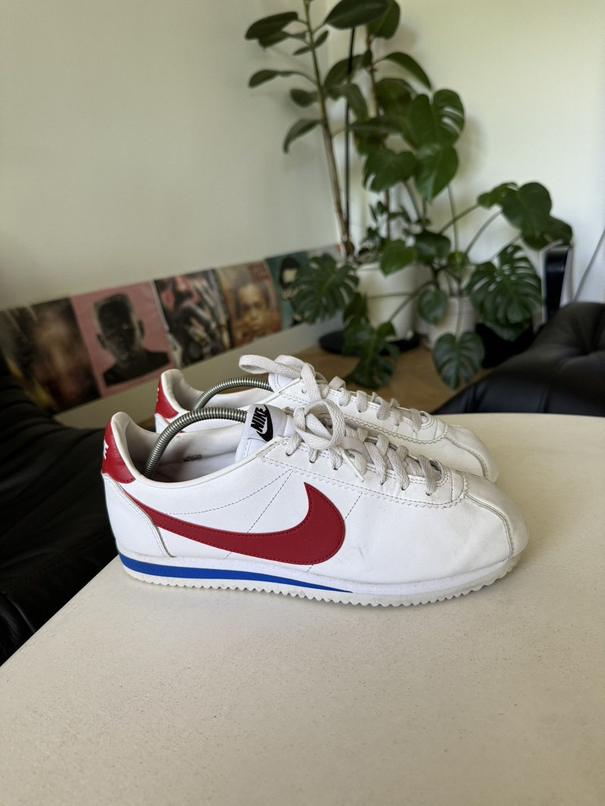 Nike Nike Cortez Basic “Forrest Gump” Leather Low Sneakers Hype Size US 8.5 / EU 41-42 - 2 Thumbnail