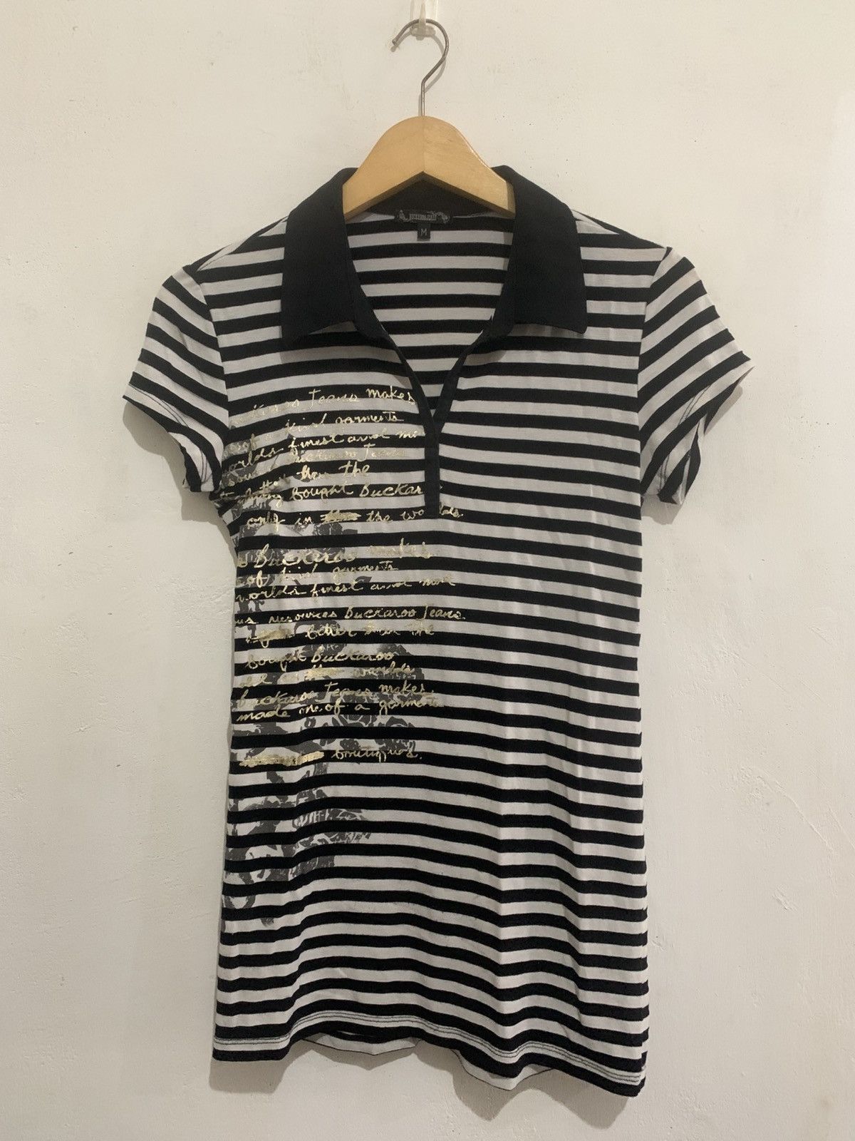 Japanese Brand Buckaroo Poem Shirt Size XS / US 0-2 / IT 36-38 - 3 Thumbnail