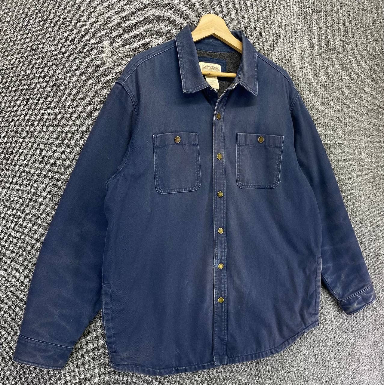 L.L. Bean Vintage L.L. Bean Workwear Button Up Denim Jacket Size US L / EU 52-54 / 3 - 2 Thumbnail