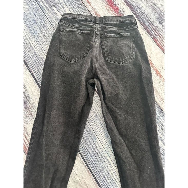 Abercrombie & Fitch Abercrombie & Fitch The 90’s Straight Mid Rise in Washed Bla Size 25" / US 0 / IT 36 - 4 Thumbnail
