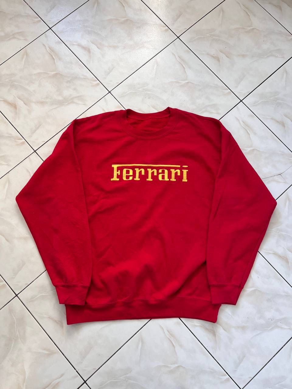 Ferrari Vintage Ferrari Sweatshirt Crewneck Racing Red Big Logo Y2K Size US L / EU 52-54 / 3 - 4 Thumbnail