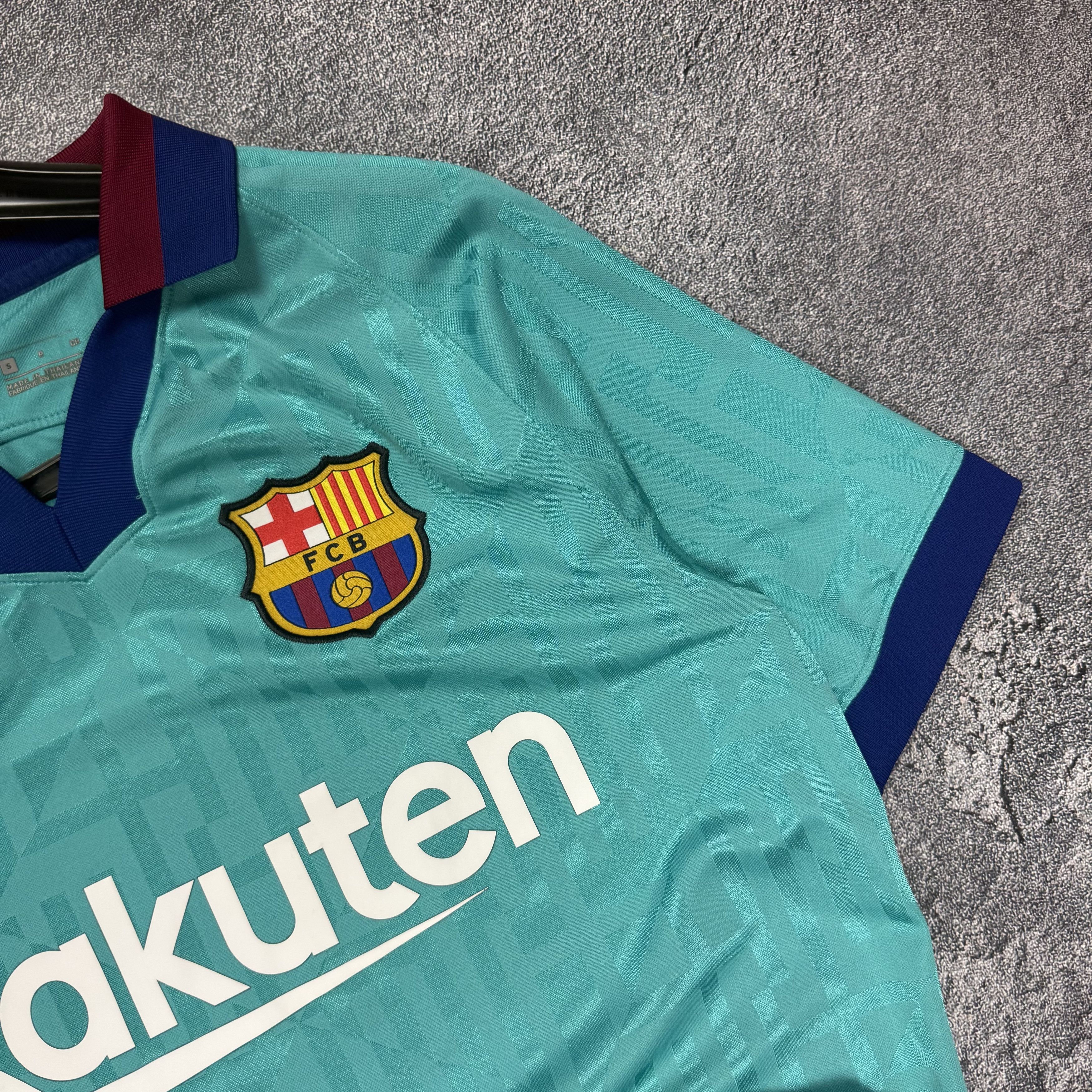 Nike 2019 Nike Barcelona third soccer jersey turquoise Size US S / EU 44-46 / 1 - 4 Thumbnail