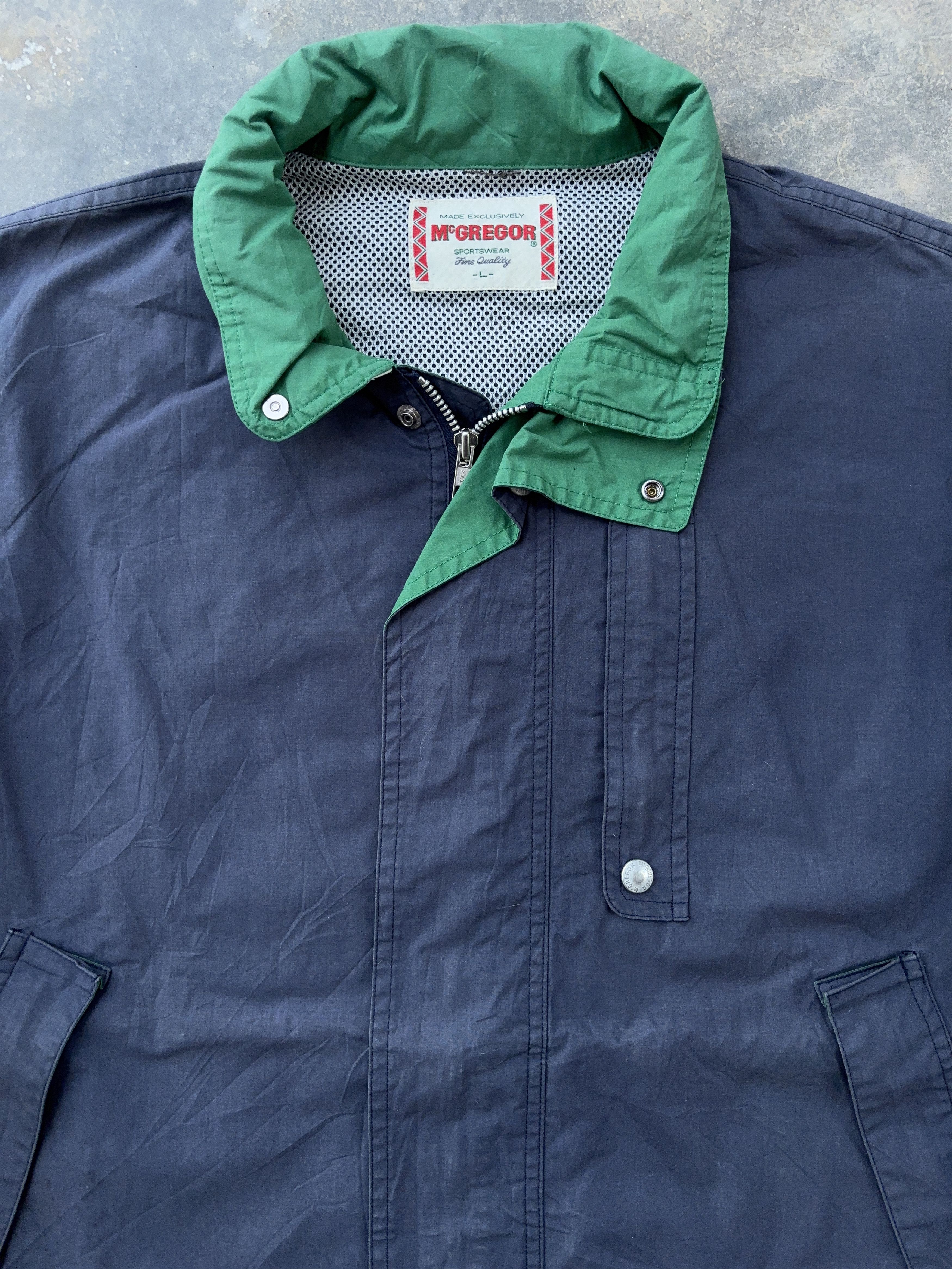 McGregor McGregor Retro Vintage Blue Green Jacket Size US L / EU 52-54 / 3 - 3 Thumbnail