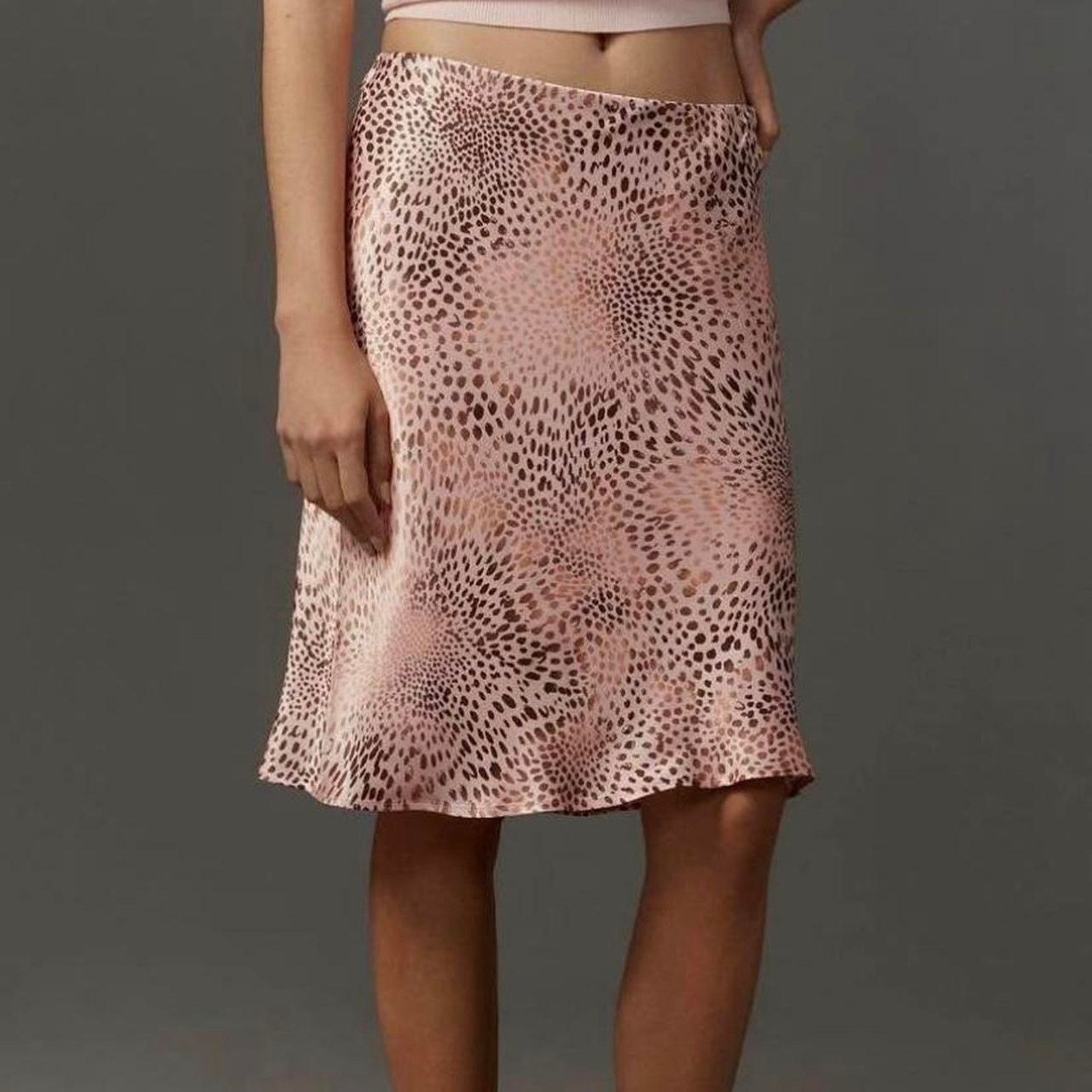 Anthropologie NWT Anthropologie Tilda Knee-Length Slip Skirt Size 40" / US 18 - 1 Thumbnail