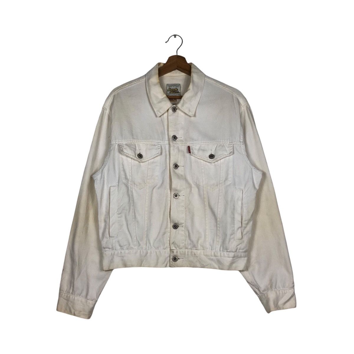 Japanese Brand 📌Vintage Denim Cropped Biker Jacket Jungle Storm Size US M / EU 48-50 / 2 - 2 Thumbnail
