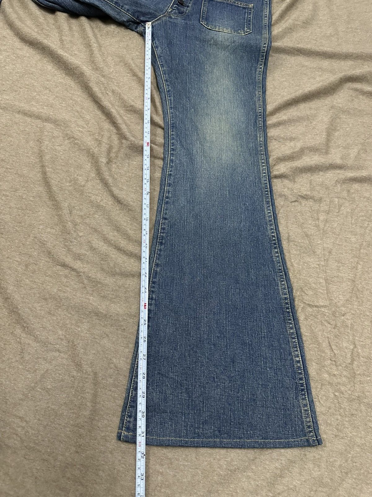 Big John × Japanese Brand × Vintage Vintage Big John Flare Bell Bottom Jean (Scovil Button) Size US 29 - 19 Thumbnail