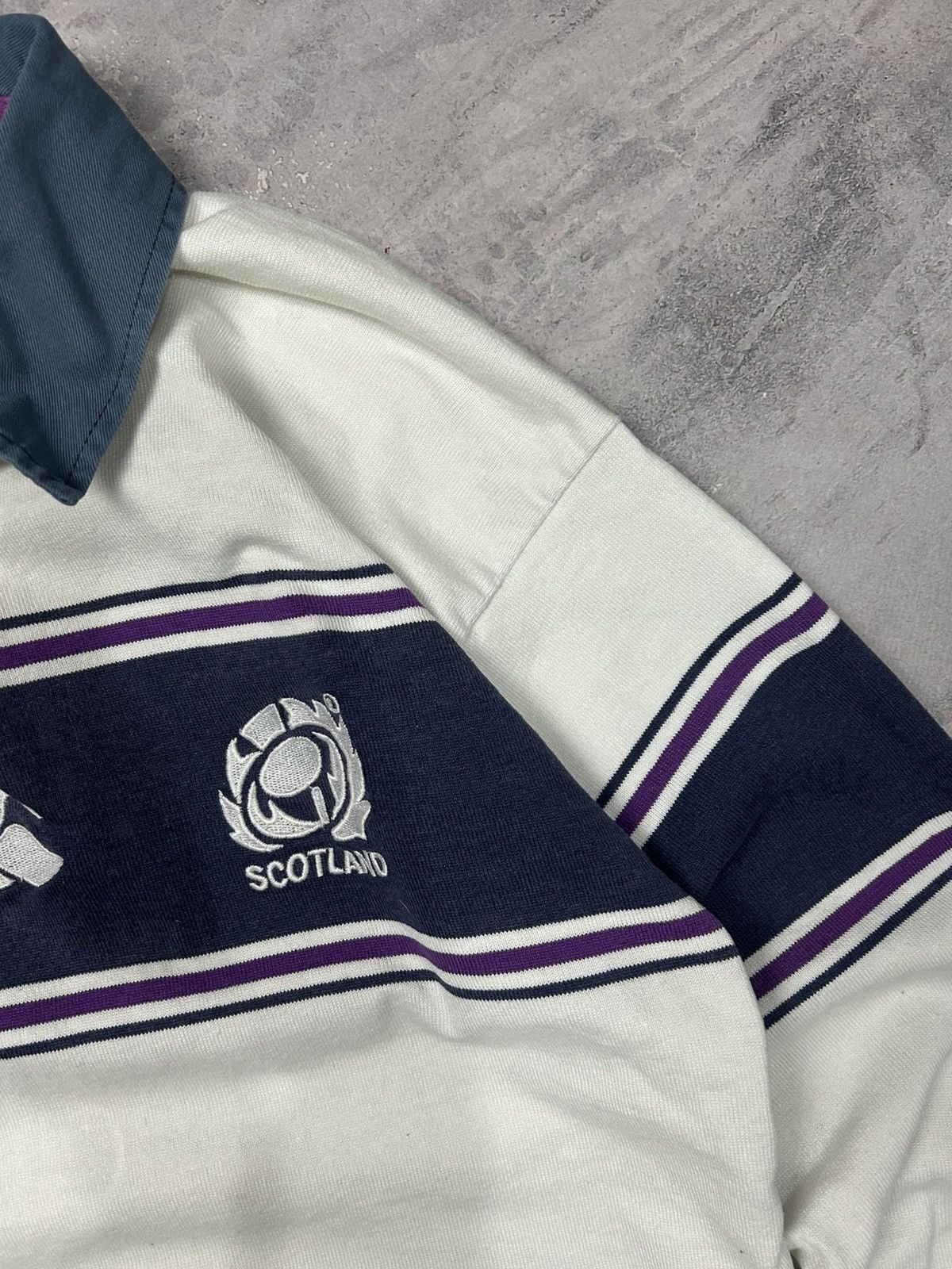Canterbury of New Zealand Canterbury Scotland Vintage Rare Rugby Jersey Size S M Size US S / EU 44-46 / 1 - 7 Thumbnail