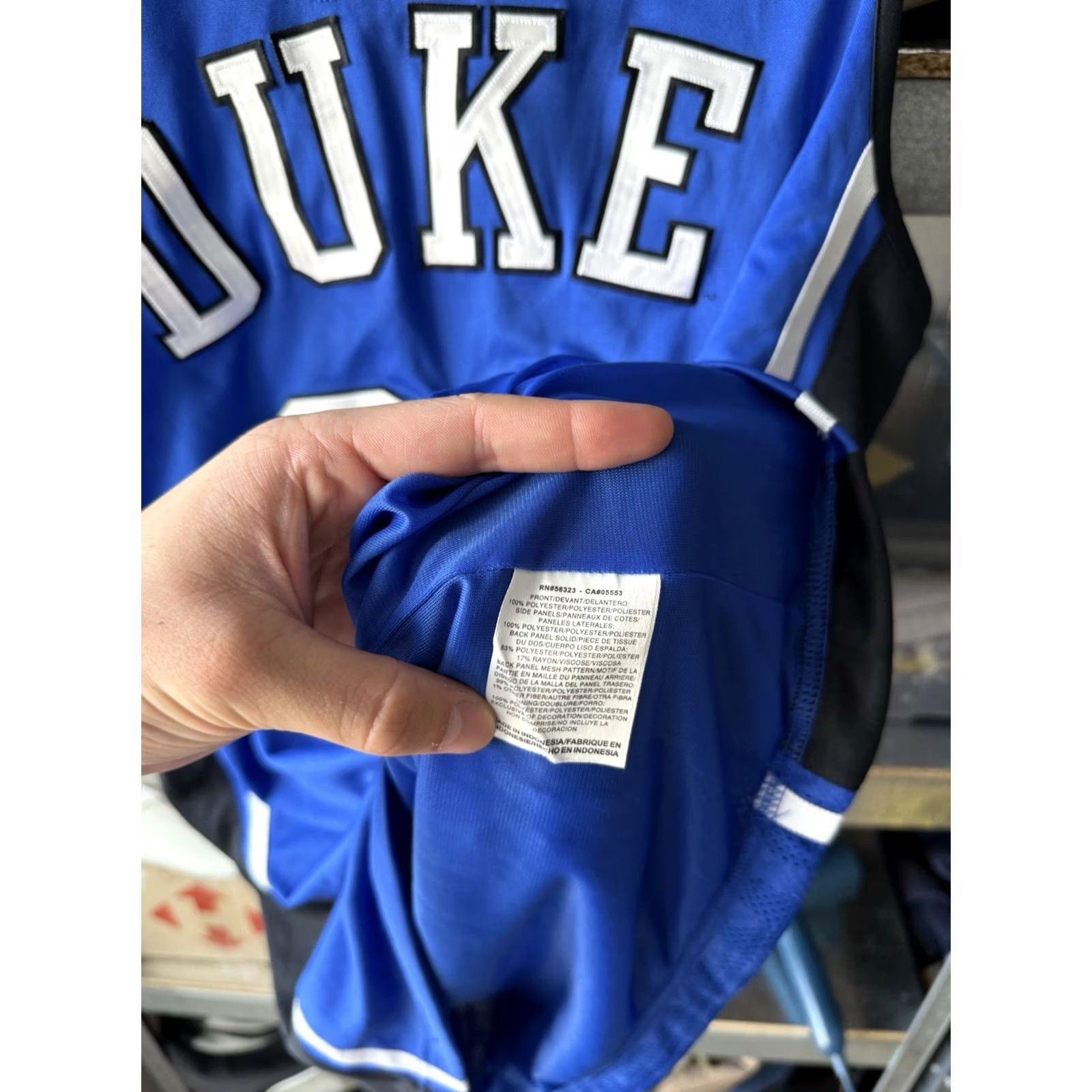 Nike NIKE ELITE Duke Blue Devils BASKETBALL JERSEY #30 MENS LARGE Blue DEVILS 90s Nike Basketball Jersey Shirt Sports USA Fans Size US L / EU 52-54 / 3 - 7 Thumbnail