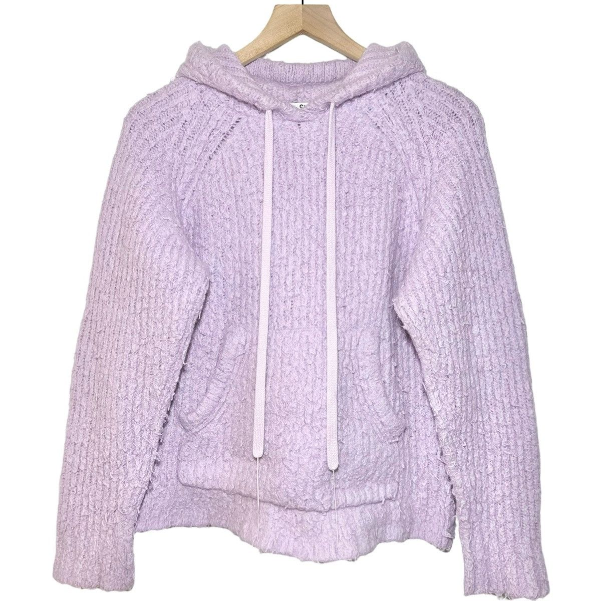 Acne Studios Acne Studios Fluffy Hoodie in Pale Lilac Size L / US 10 / IT 46 - 1 Thumbnail