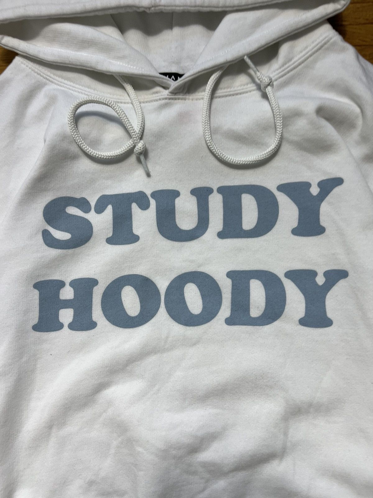Japanese Brand Baggy Hoodie Study Hoody white y2k boxy fit Size US L / EU 52-54 / 3 - 2 Thumbnail