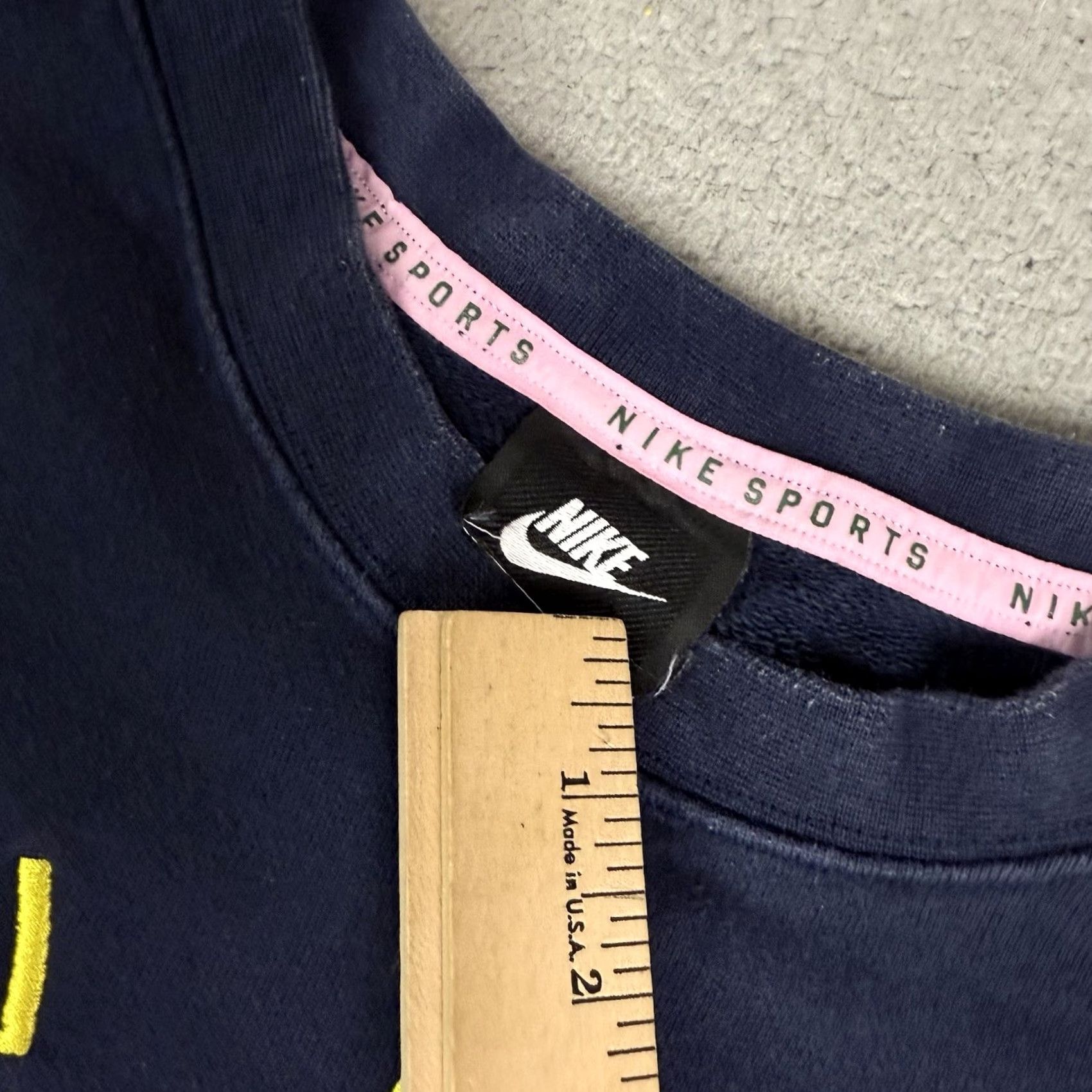 Nike Nike Sportswear Sweatshirt Womens Medium Blue Logo Oversized Pullover Shirt Size M / US 6-8 / IT 42-44 - 4 Thumbnail