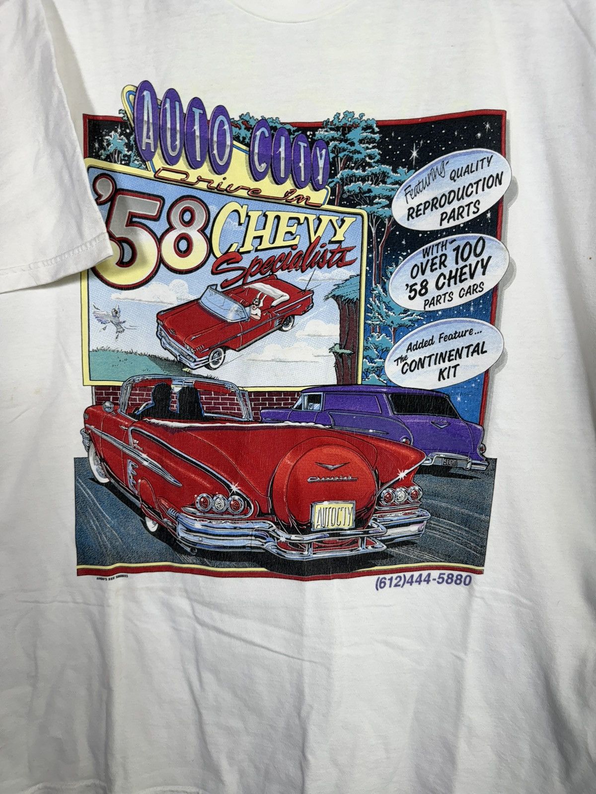 Chevrolet × Vintage Vintage ‘58 Chevy Shirt Size US L / EU 52-54 / 3 - 3 Thumbnail