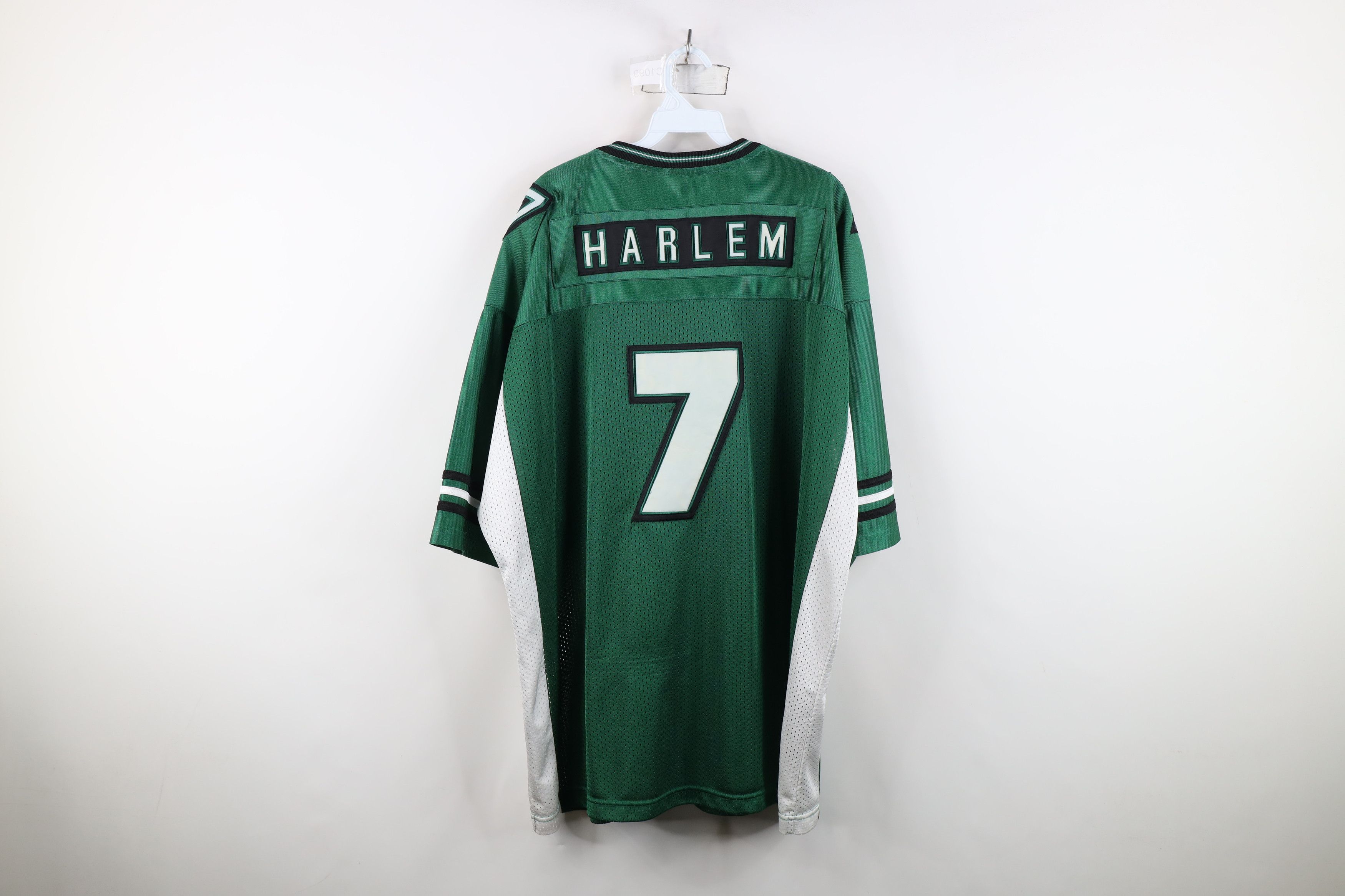 Vintage Vintage 90s Y2K Streetwear Hop Harlem Football Jersey Green Size US XL / EU 56 / 4 - 14 Thumbnail