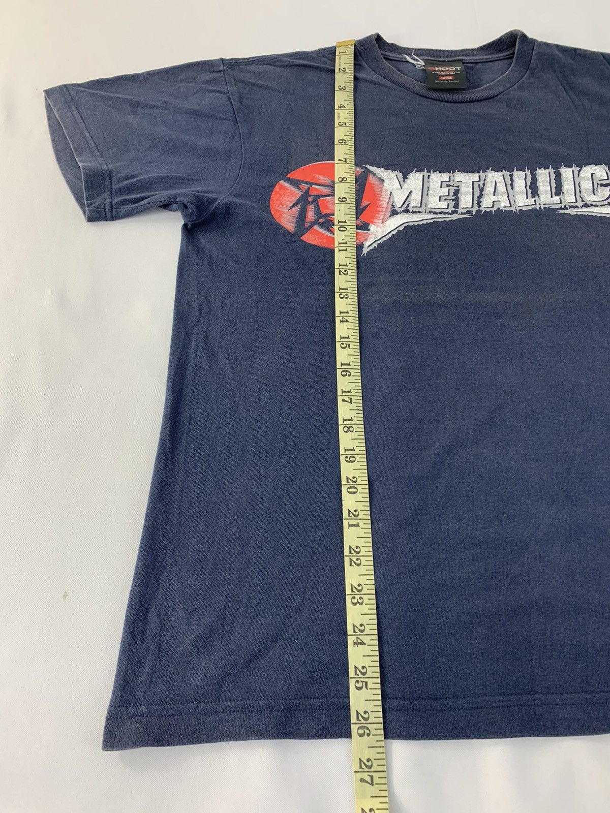 Metallica Metalica America Hard Rock Music Band Tag Shoot Spell Out Size US L / EU 52-54 / 3 - 9 Thumbnail