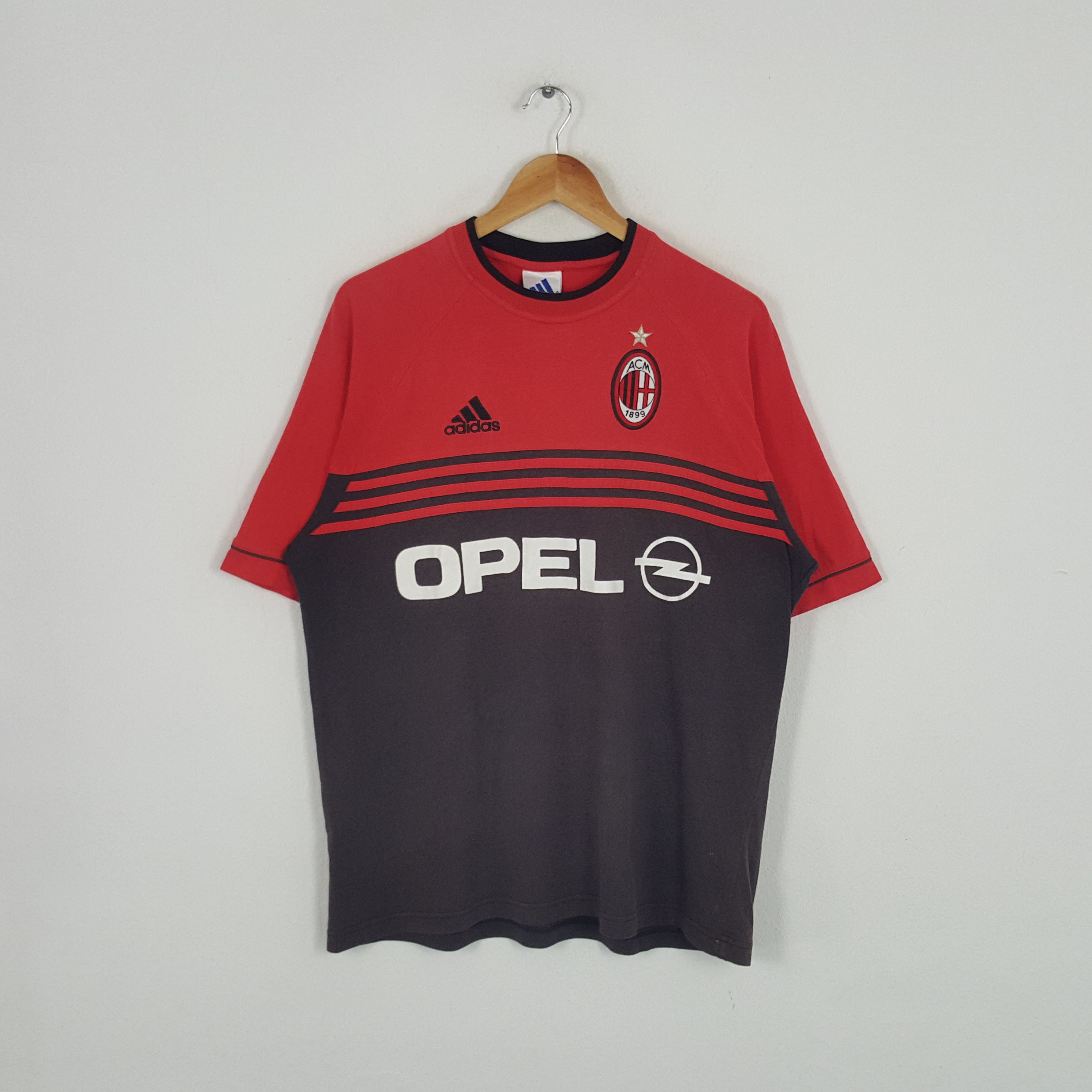 Adidas × Vintage Vintage Adidas AC Milan Football Club Jersey Tshirt Size US XL / EU 56 / 4 - 3 Thumbnail
