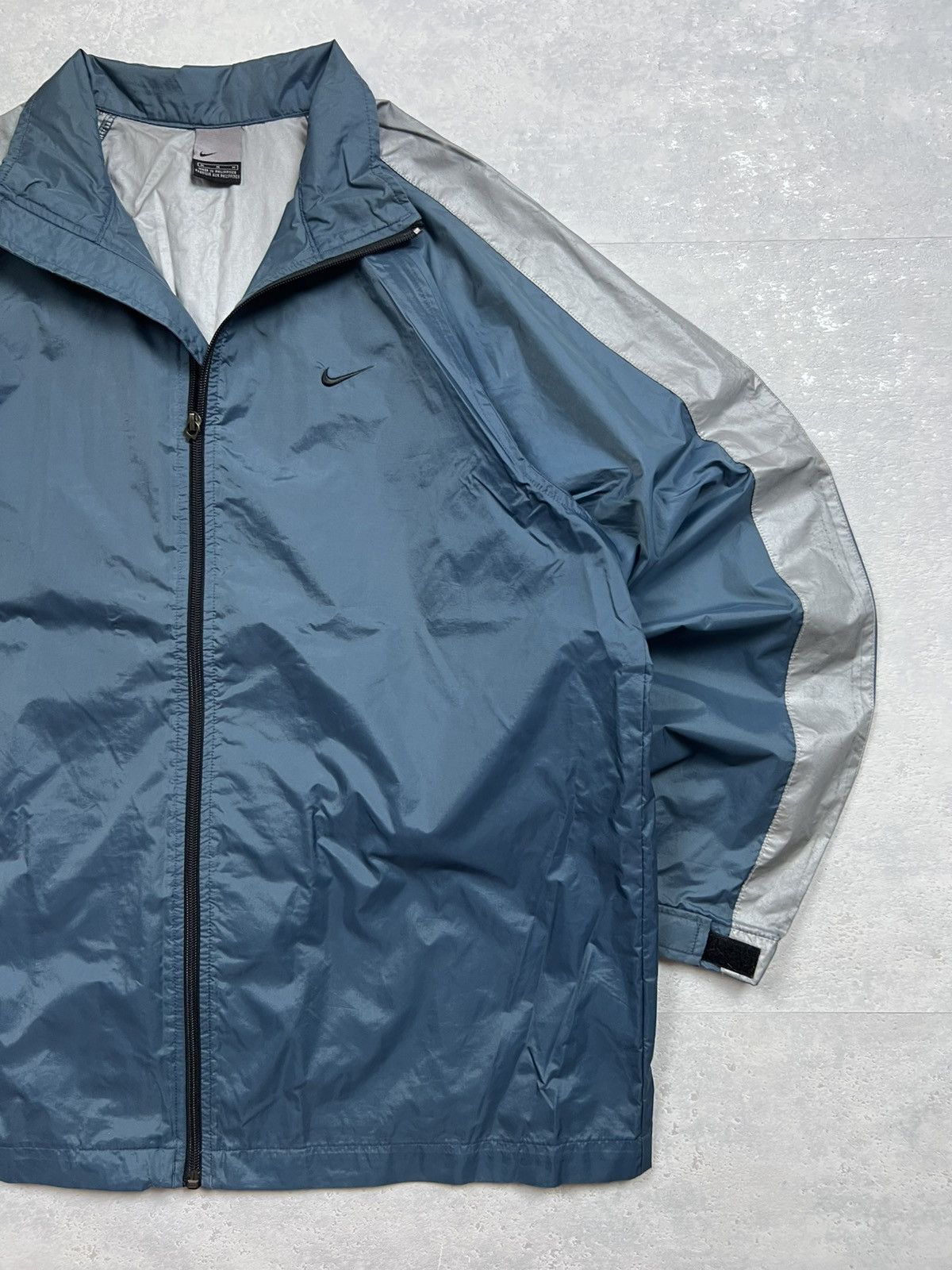 Nike 90s Nike Swoosh Vintage Y2K Oversized Nylon Jacket Size US M / EU 48-50 / 2 - 3 Thumbnail