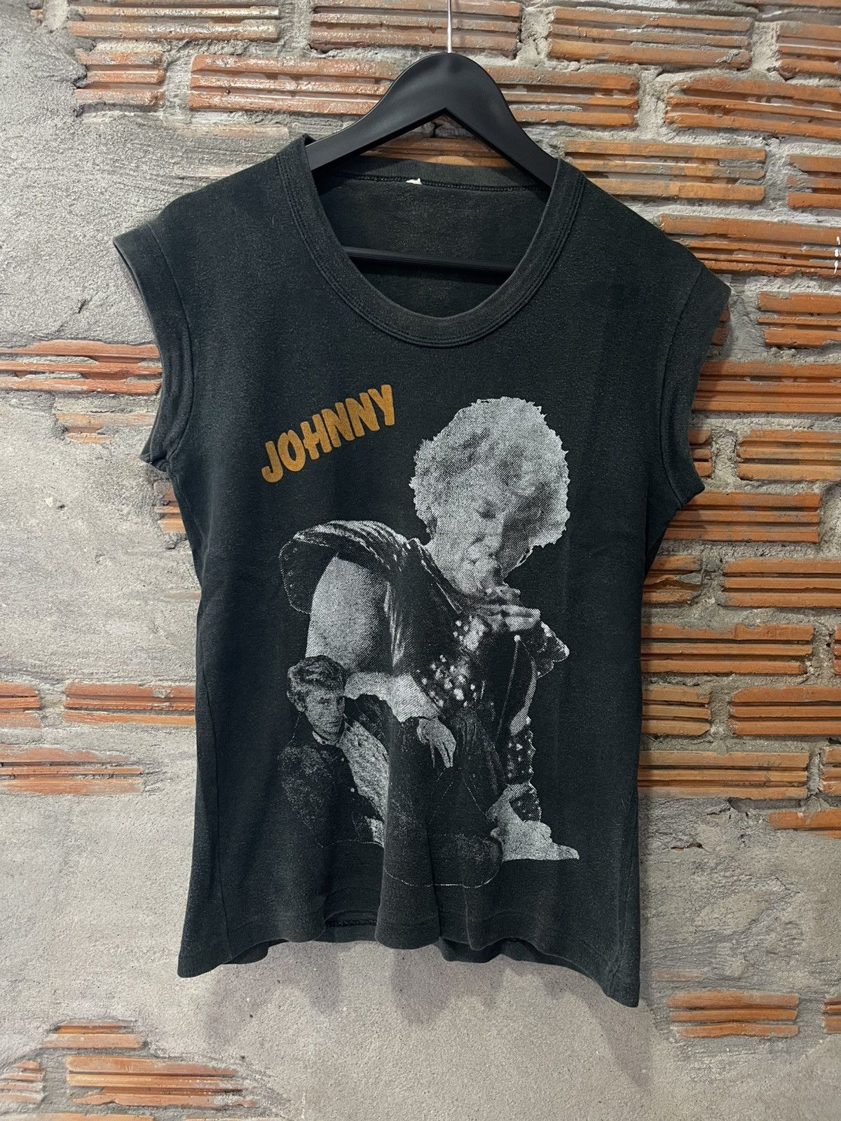 Band Tees Vintage Johnny Hallyday 70-80s Tees Size US S / EU 44-46 / 1 - 2 Thumbnail