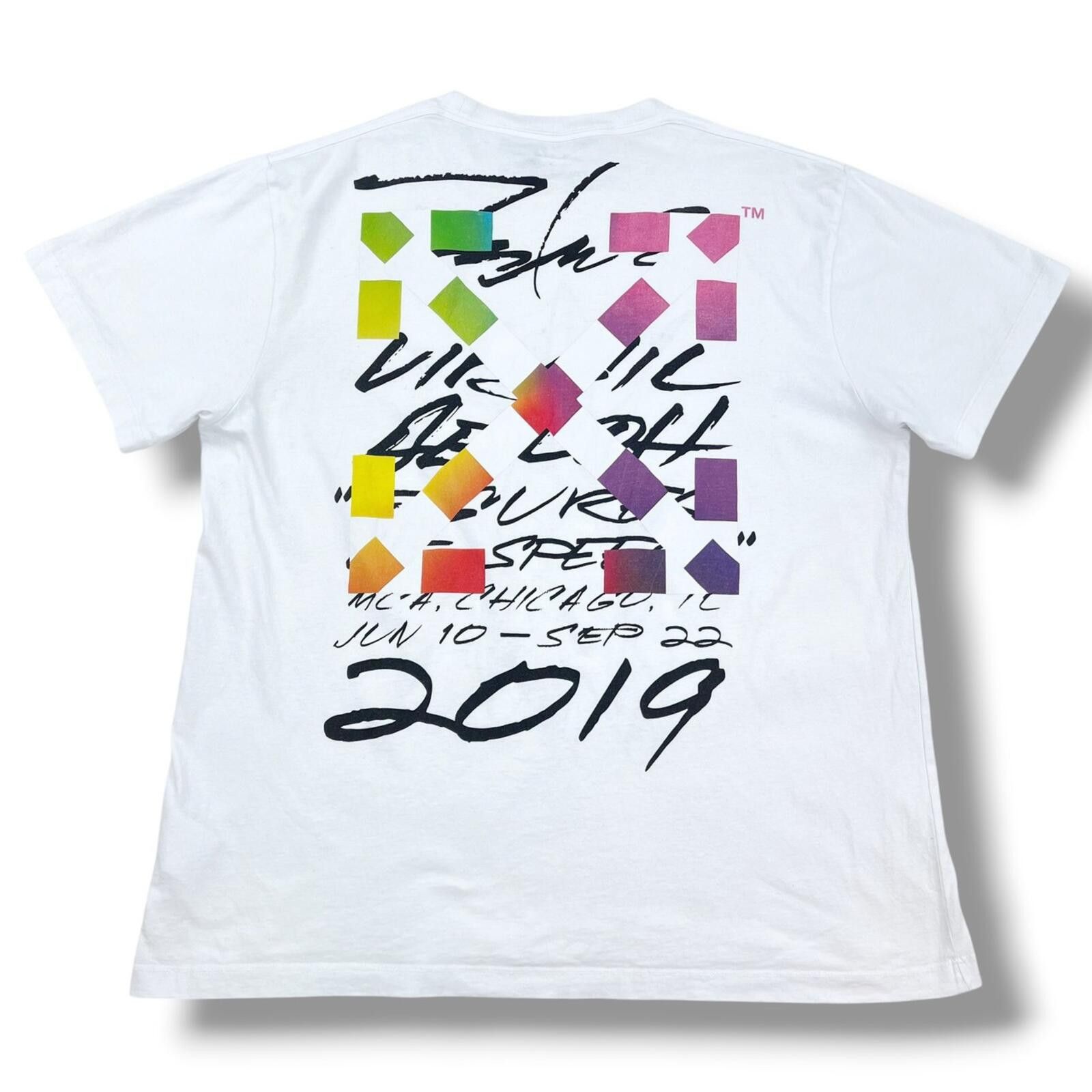 Off-White Off-White x Futura T Shirt Size US L / EU 52-54 / 3 - 3 Thumbnail