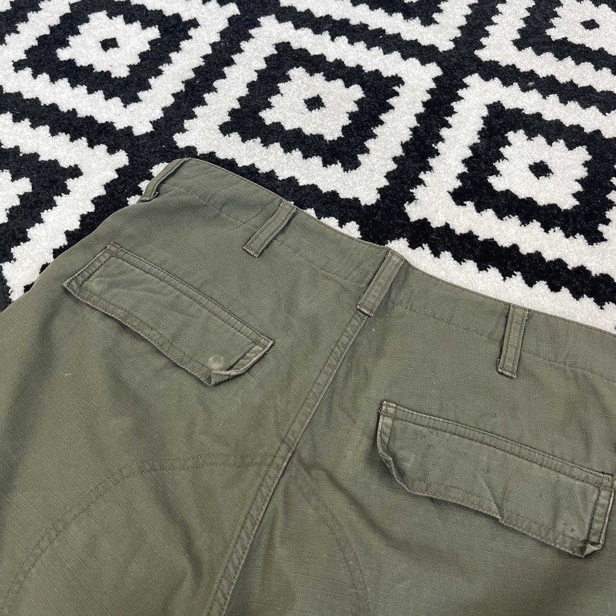 Carhartt VINTAGE CARHARTT REGULAR CARGO KHAKI PANTS 29x30 Size US 29 - 4 Thumbnail
