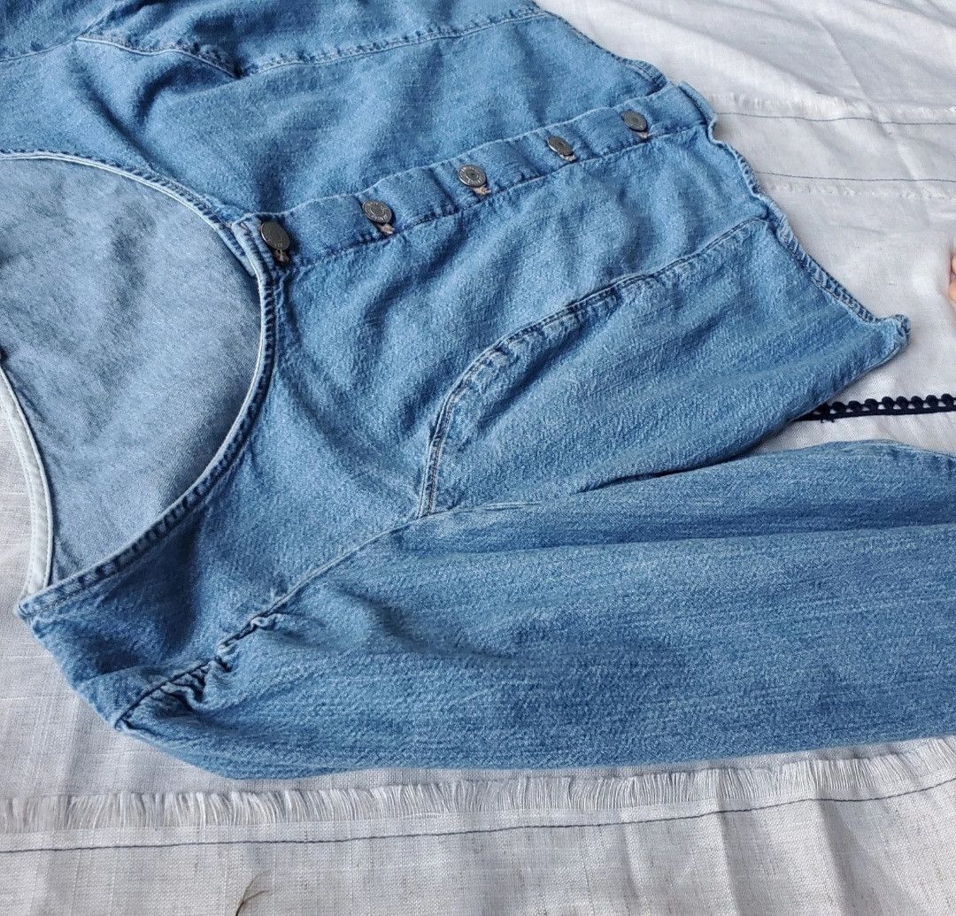 Levi's Levi's Daryn Corset Top Long Sleeve Blue Denim Sz:XXL Size XXL / US 16-18 / IT 52-54 - 2 Thumbnail