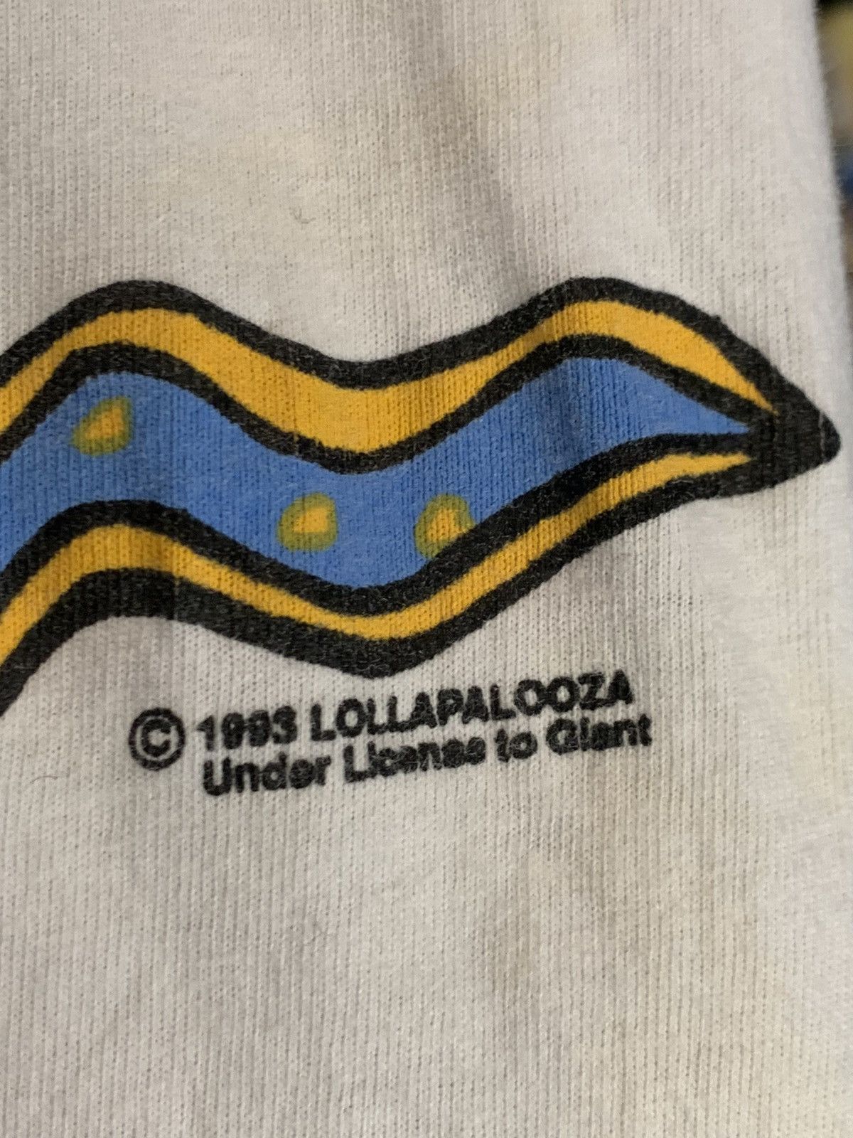 Band Tees × Giant × Vintage *RARE* Vintage 1993 Lollapalooza Single Stitch Giant T-Shirt Size US XL / EU 56 / 4 - 6 Thumbnail