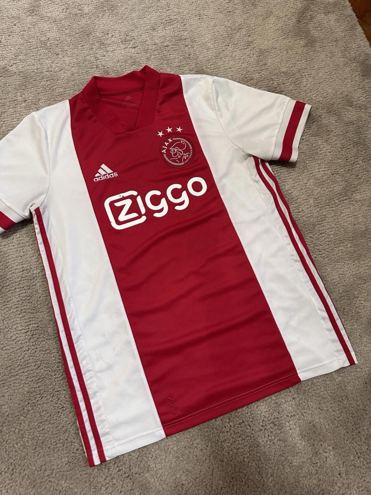 Adidas AJAX AMSTERDAM 2019 2020 HOME FOOTBALL SHIRT SOCCER JERSEY Size US L / EU 52-54 / 3 - 2 Thumbnail