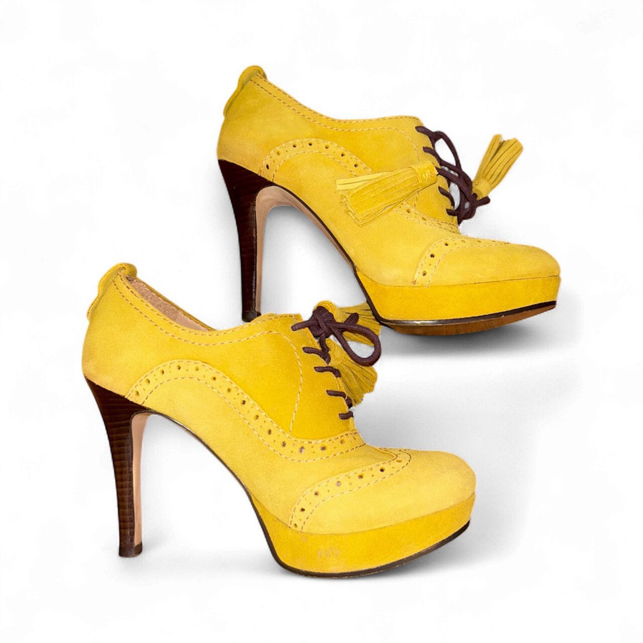 Other Tommy Hilfiger Yellow Platform Heels Size US 8 / IT 38 - 1 Thumbnail