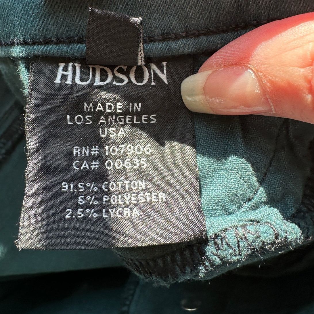 Hudson Hudson Midrise Dark Teal Nico Super Skinny Jean i26 Size 26" / US 2 / IT 38 - 11 Thumbnail