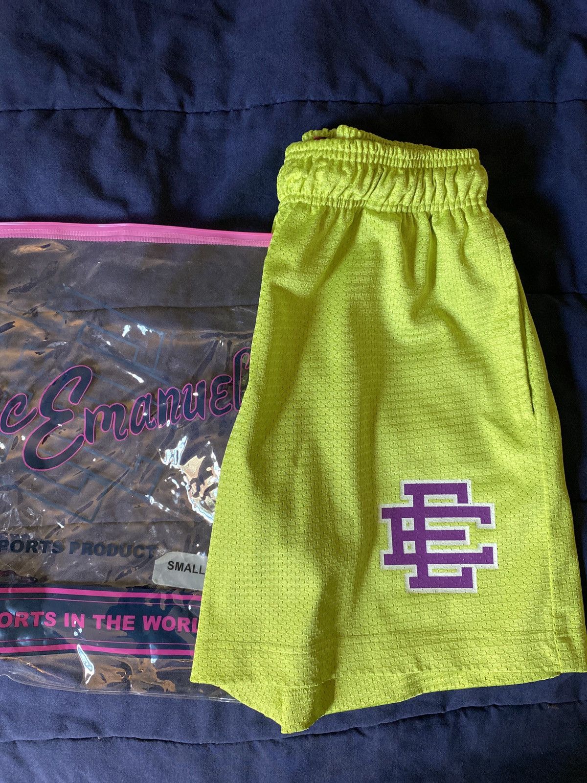 Eric Emanuel sold Shorts Green/Purple