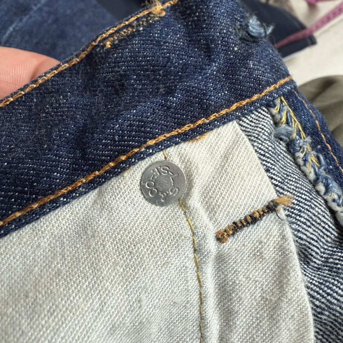 Levi's Vintage Clothing Rare Big E Vintage 60-70s Levis denim shorts low Size US 29 - 9 Thumbnail
