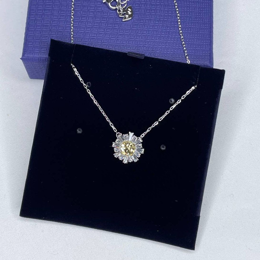 Swarovski Swarovski Sunshine Pendant Necklace Rhodium plated Size ONE SIZE - 4 Thumbnail