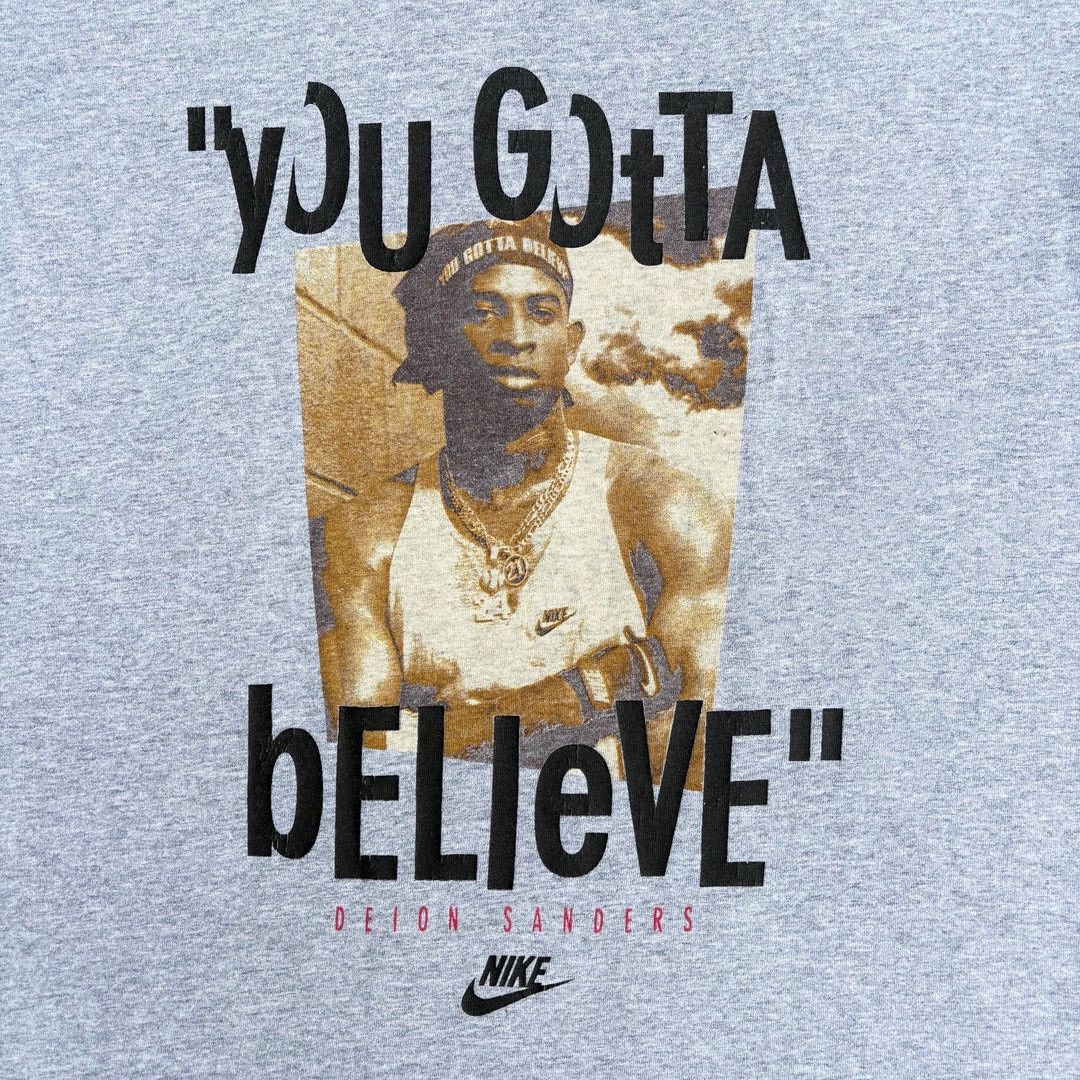 Nike Nike Deion Sanders 1990 90s Vintage USA Made Diamond T-Shirt Size US XL / EU 56 / 4 - 4 Thumbnail