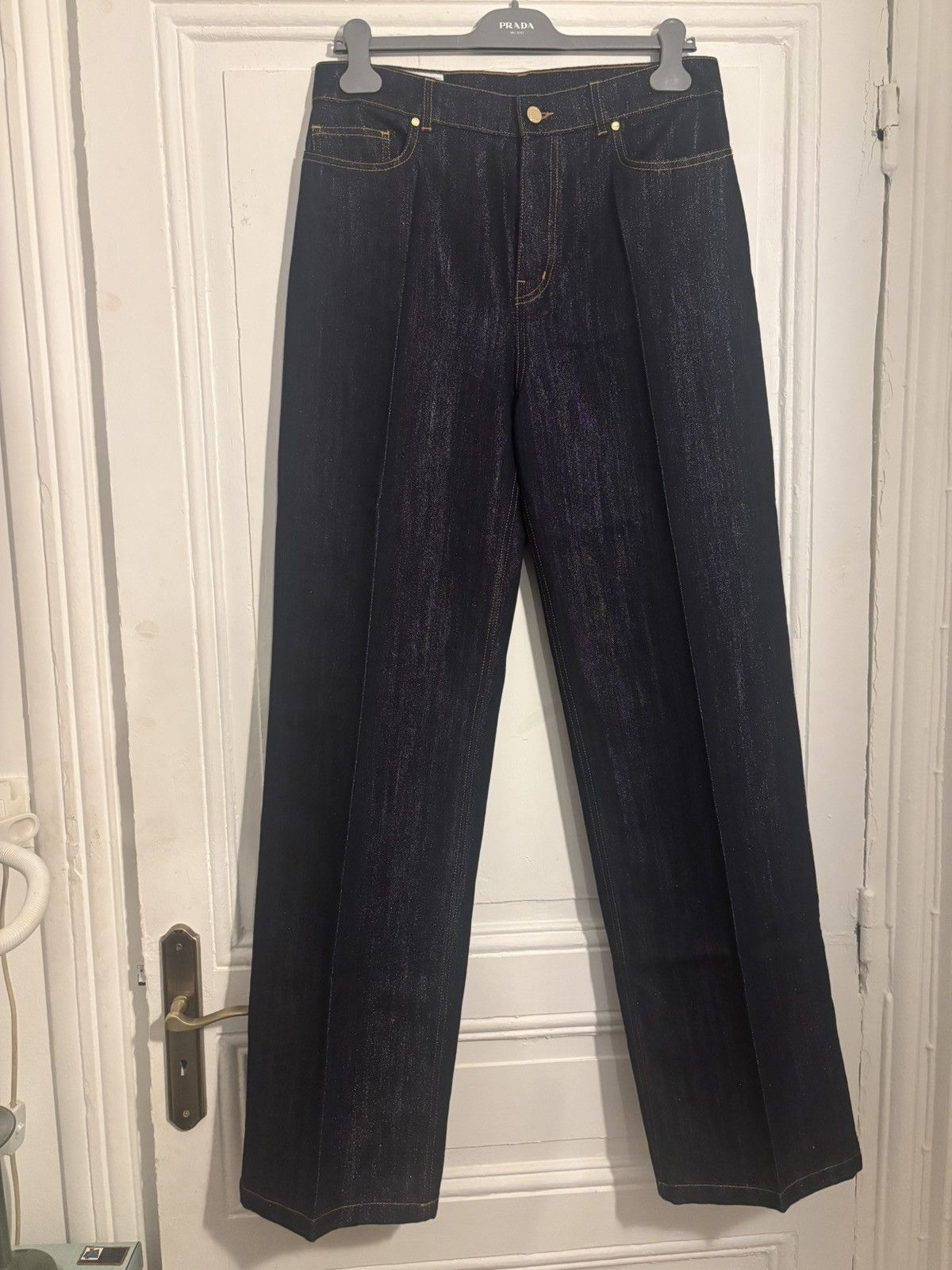 Casablanca Casablanca silver lurex denim washed indigo Size US 32 / EU 48 - 1 Thumbnail