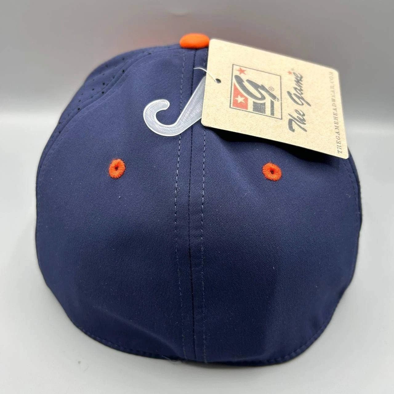 The Game Vintage Wildcatters Baseball Hat Men M Navy The Game Fitted Size ONE SIZE - 4 Thumbnail
