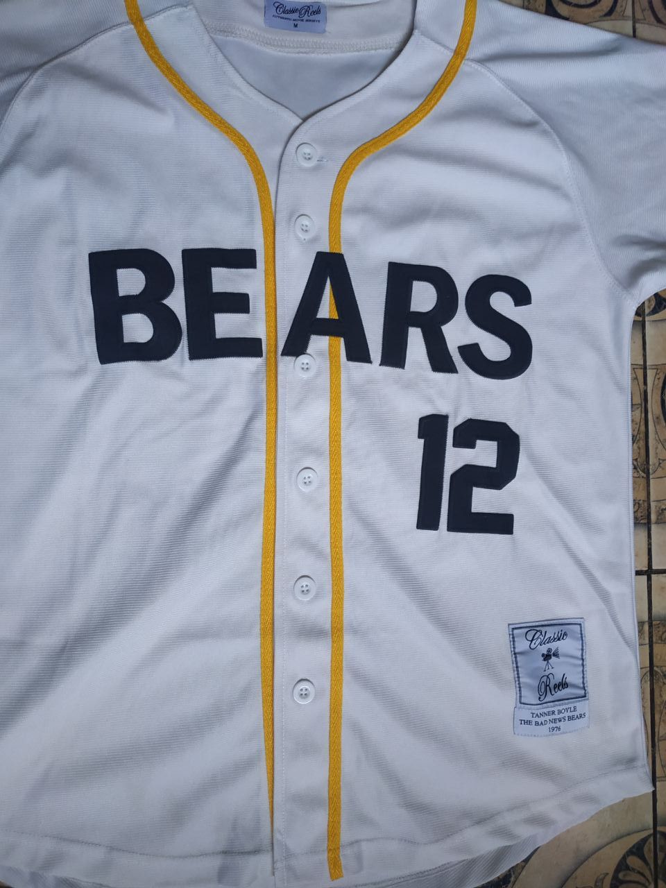 Other Classic Reels The Bad News Bears Tanner Boyle #12 Jersey M Size US XL / EU 56 / 4 - 7 Thumbnail