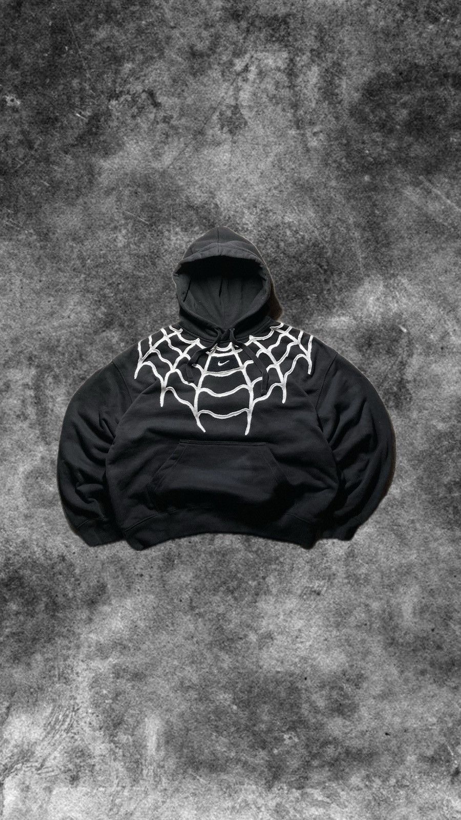 Nike × Vintage ⛩️Nike sweatshirt custom vintage y2k center logo spider web Size US L / EU 52-54 / 3 - 2 Thumbnail