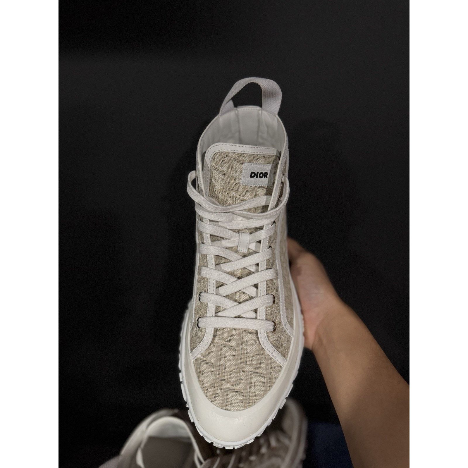 Dior Dior B28 High Beige Sneakers Size US 13/46eu Rare Size US 13 / EU 46 - 6 Thumbnail