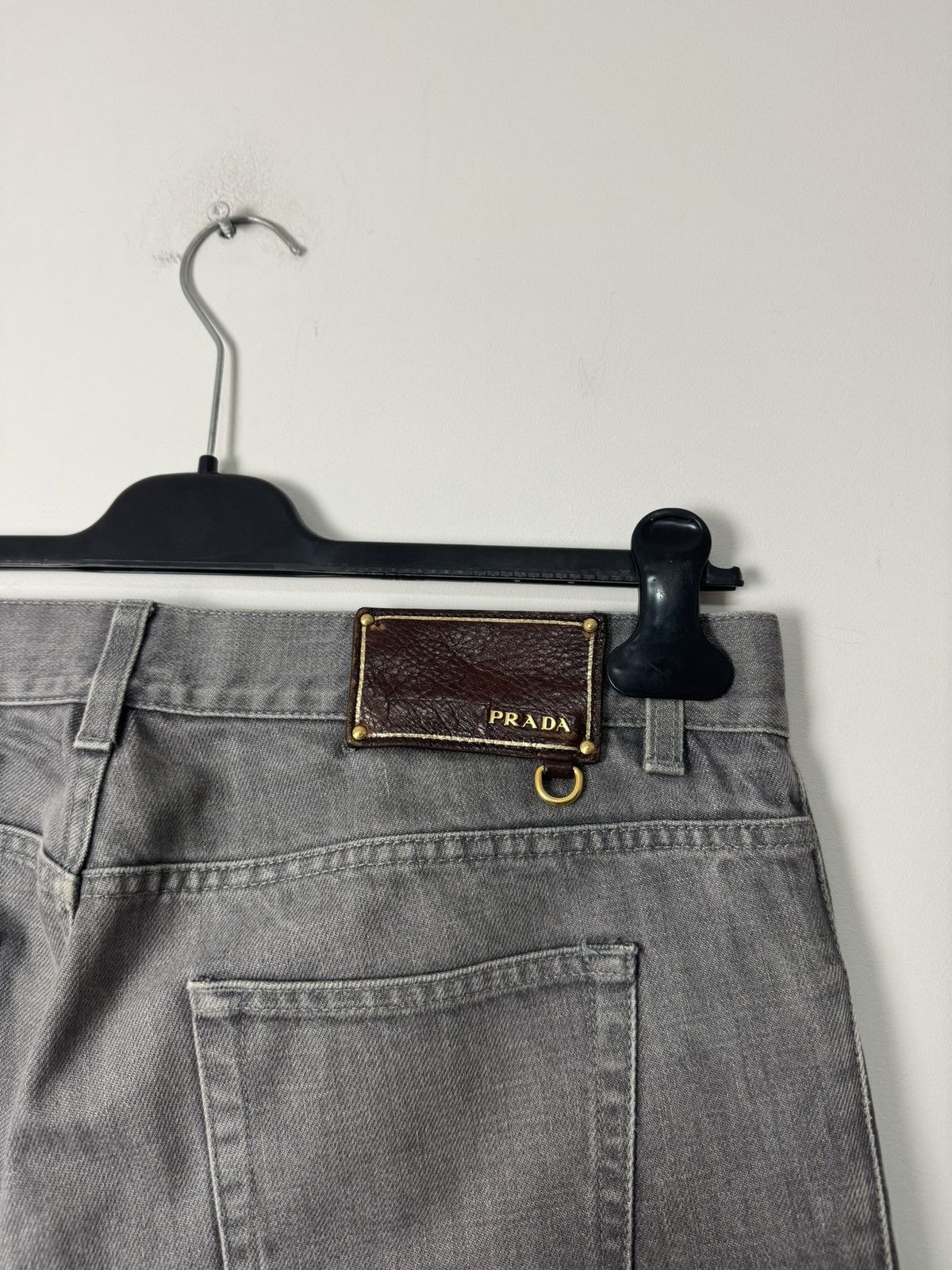 Prada Prada Grey Tapered Fit Denim Jeans Made in Italy Luxury Size US 34 / EU 50 - 15 Thumbnail