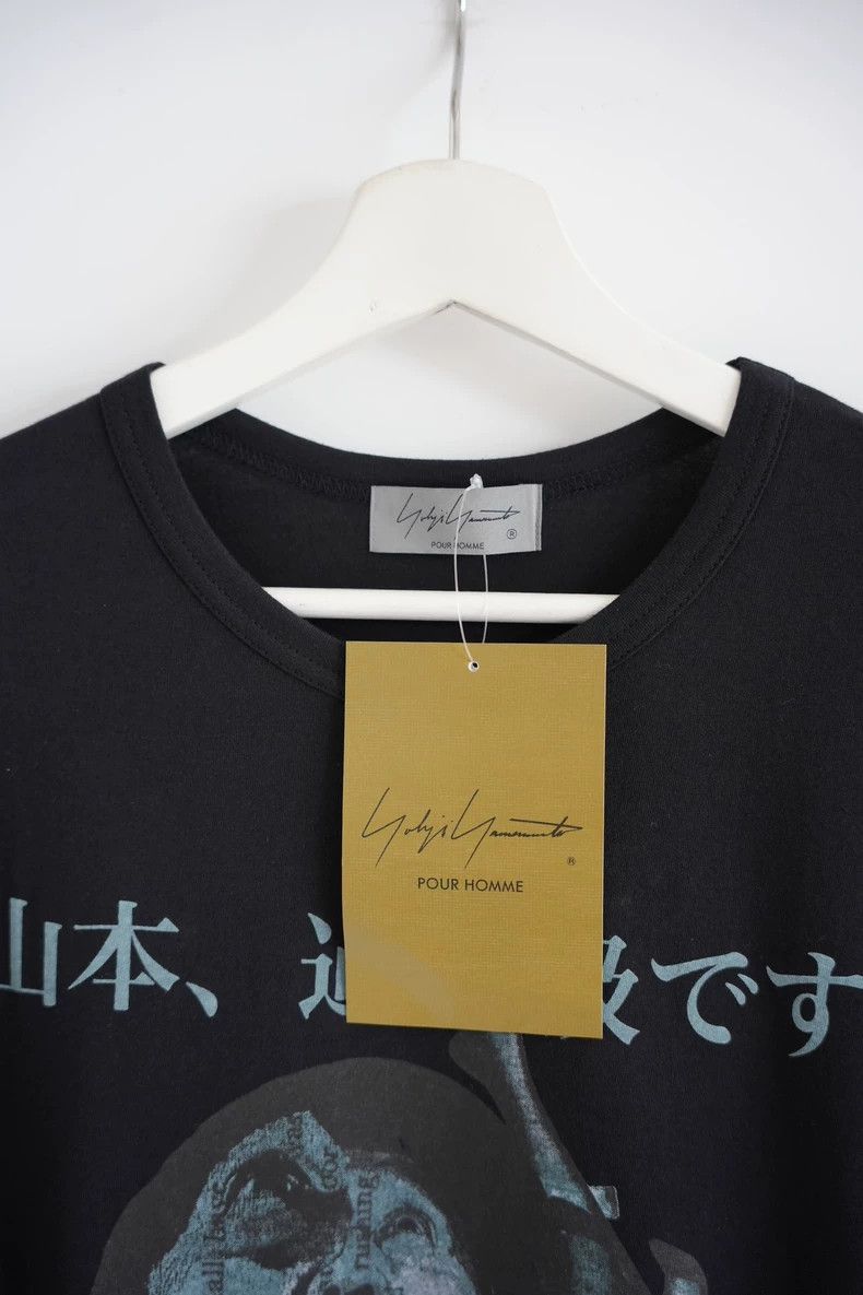 Yohji Yamamoto Yohji Yamamoto 24 SS Over Breathing Portrait Long Sleeve T Size US L / EU 52-54 / 3 - 5 Thumbnail