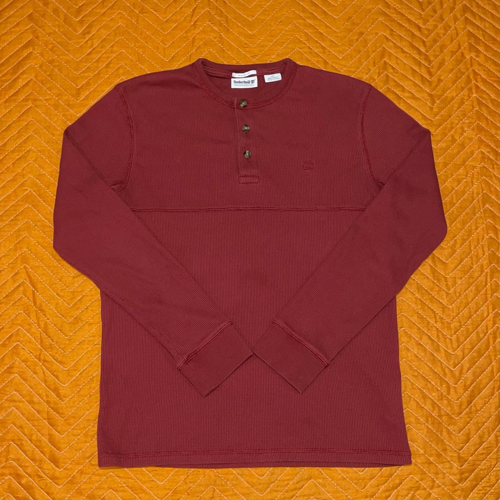 Timberland Timberland Henley Long Sleeve Size US S / EU 44-46 / 1 - 1 Thumbnail