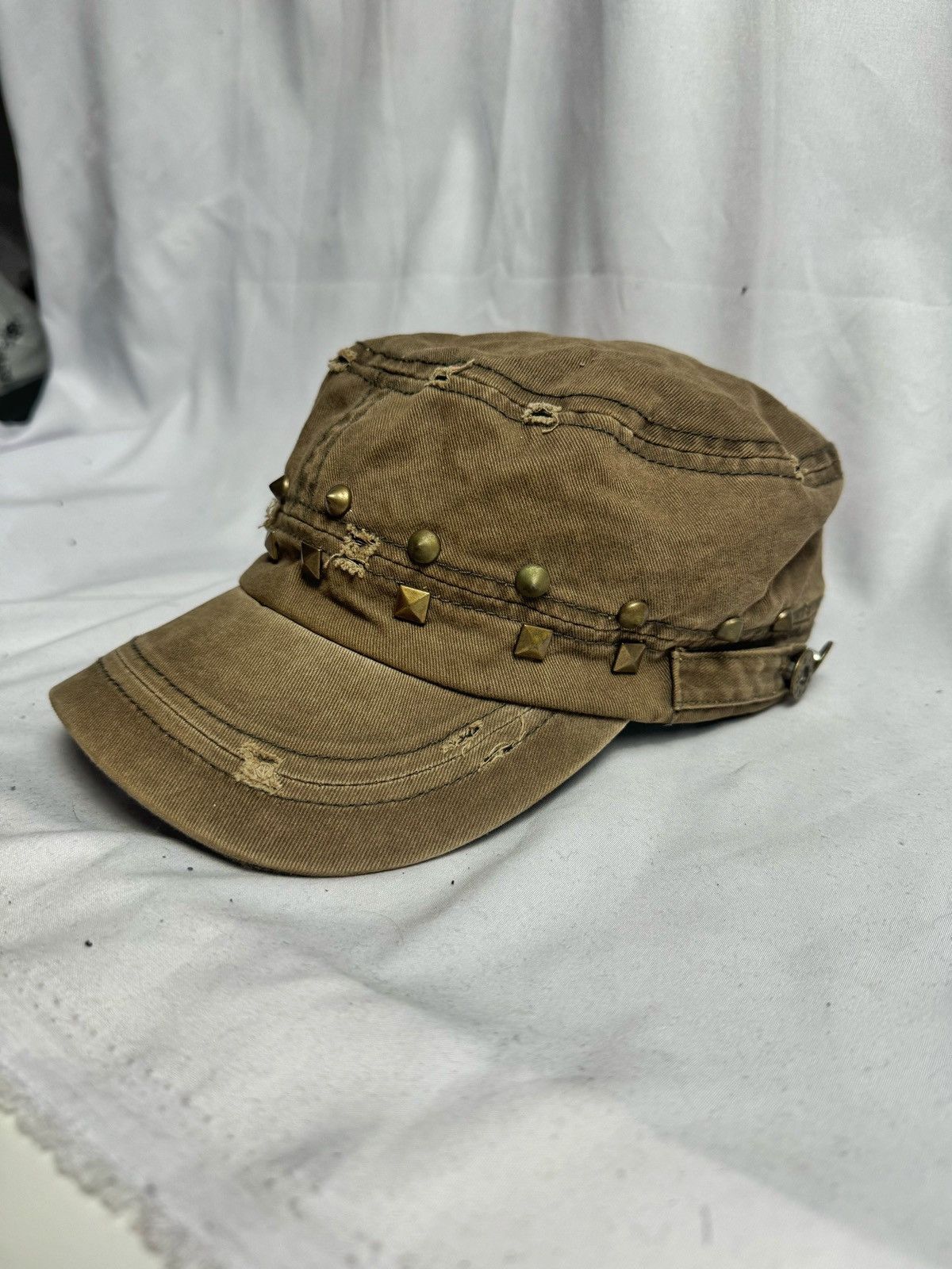 Hysteric Glamour × If Six Was Nine × Japanese Brand Commando Studded Hats Distressed Japanese Style Size ONE SIZE - 2 Thumbnail