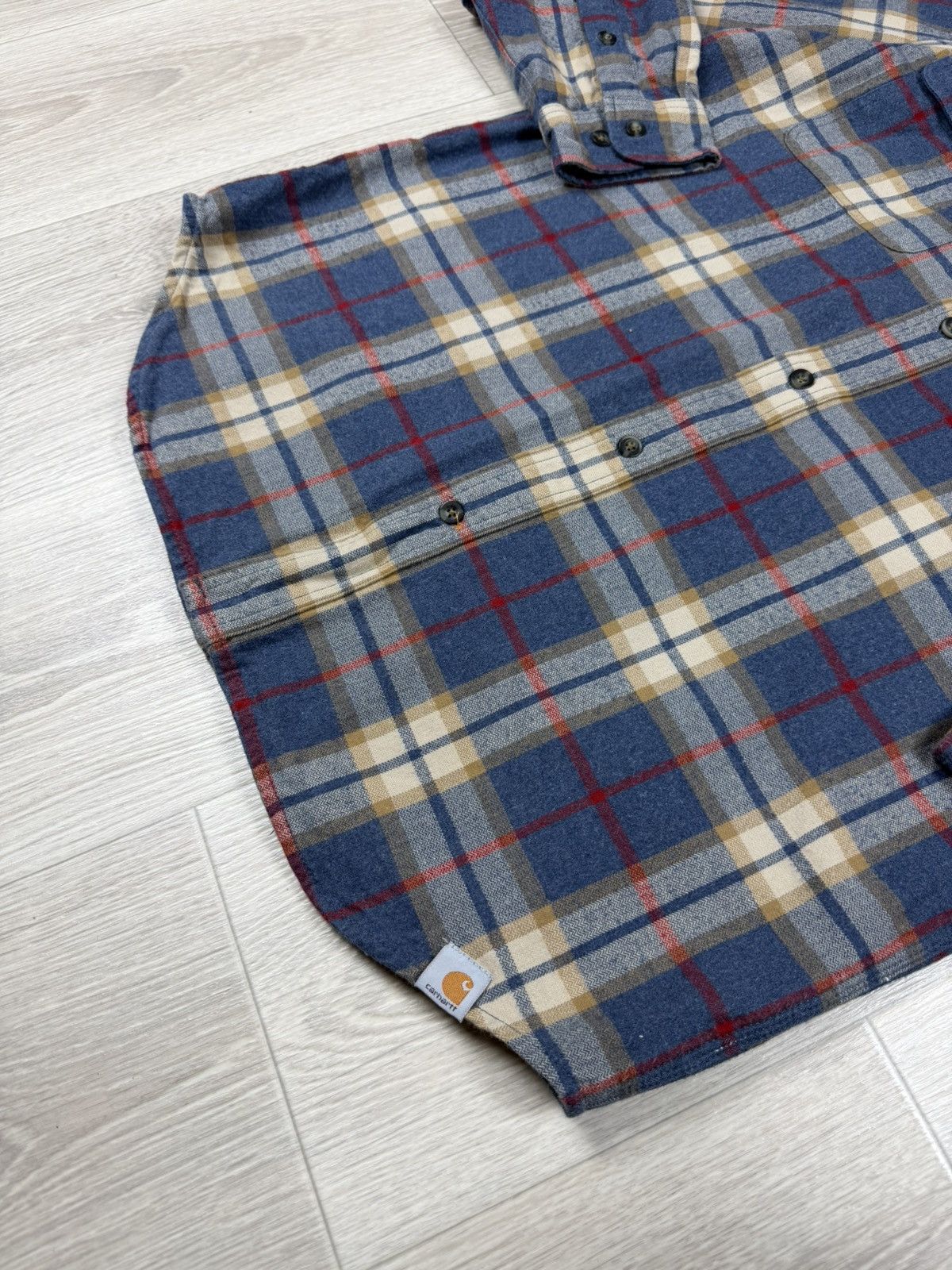 Carhartt Vintage Carhartt Flannel Shirt Tartan Plaid Rugged Workwear Size US M / EU 48-50 / 2 - 5 Thumbnail