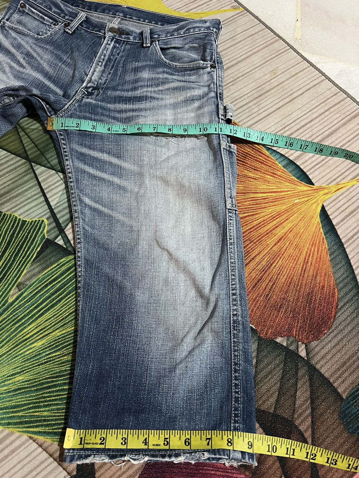 Levi's × Levi's Vintage Clothing Vintage Levis 503 Distressed Short Jeans Size US 30 / EU 46 - 14 Thumbnail
