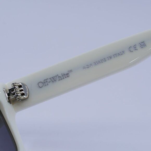 Off-White Off-White OERI108 MIDLAND 0107 Sunglasses White Square Frame Size ONE SIZE - 5 Thumbnail